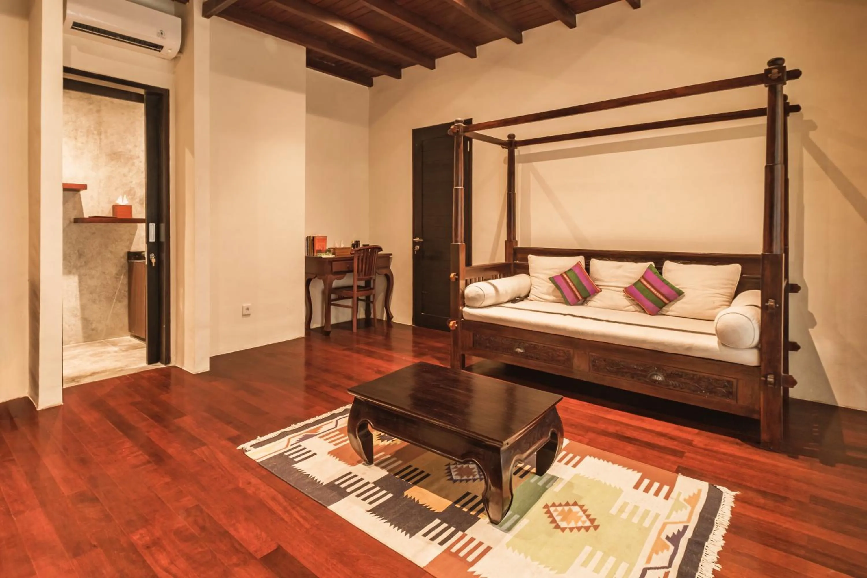 Living room, Bed in BeingSattvaa Luxury Ubud