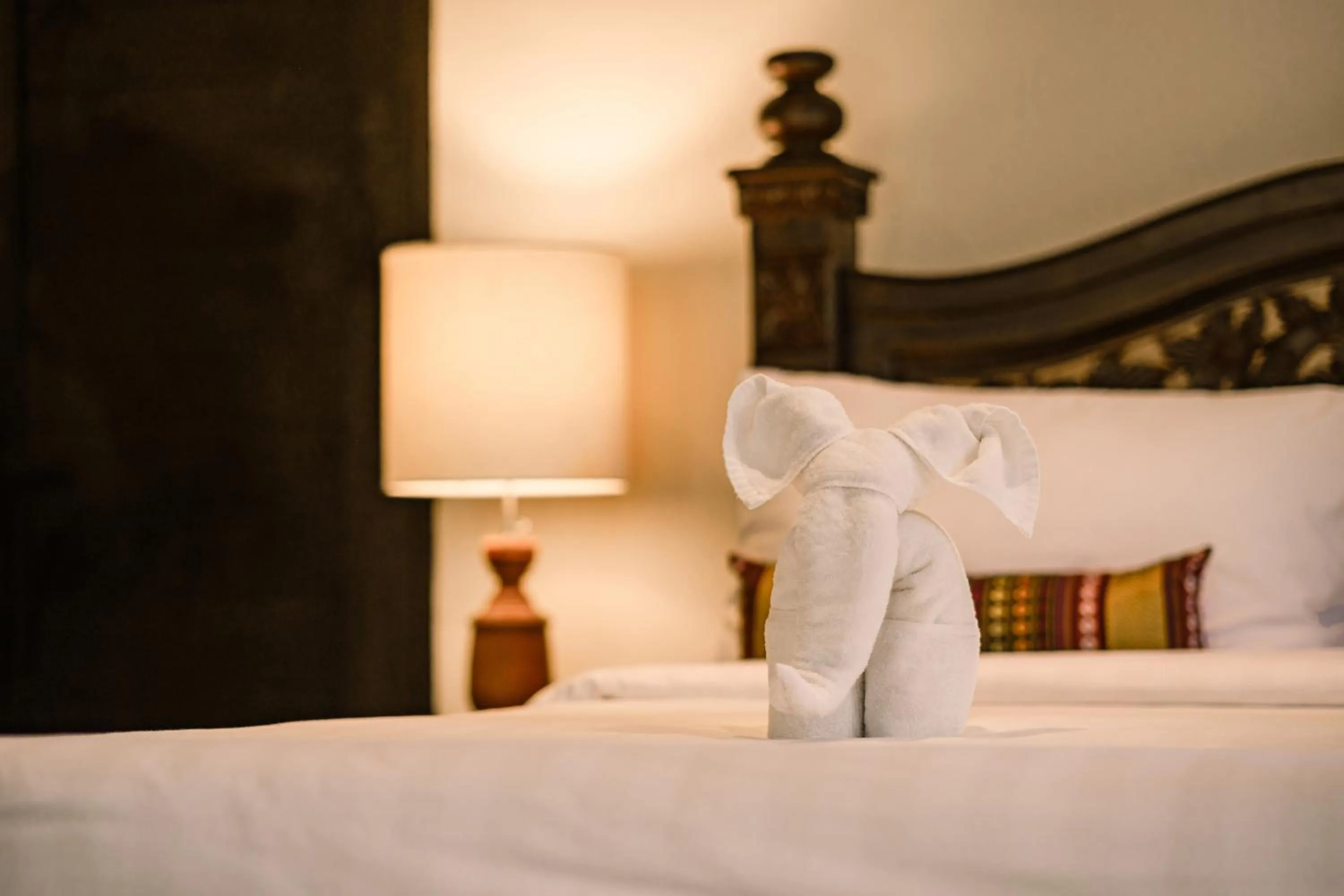 Bed in BeingSattvaa Luxury Ubud