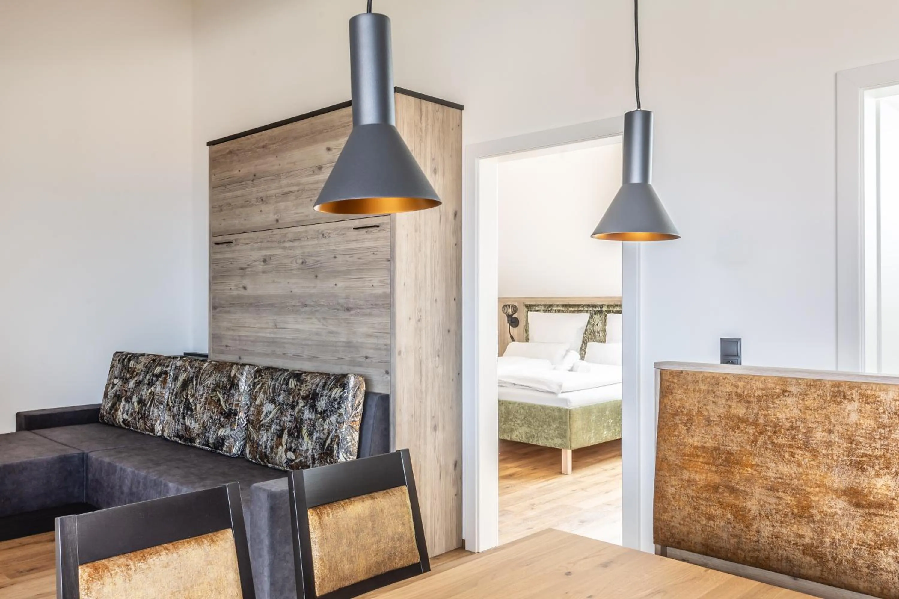 Living room, Bed in Alpen Krone by Maier - Dornbirn