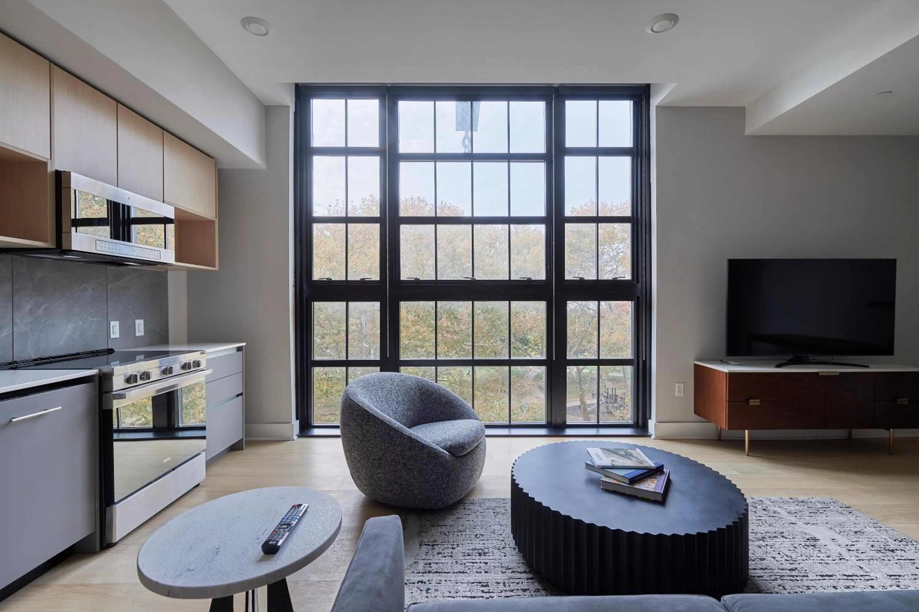 Living room in Riversuites At The Battery