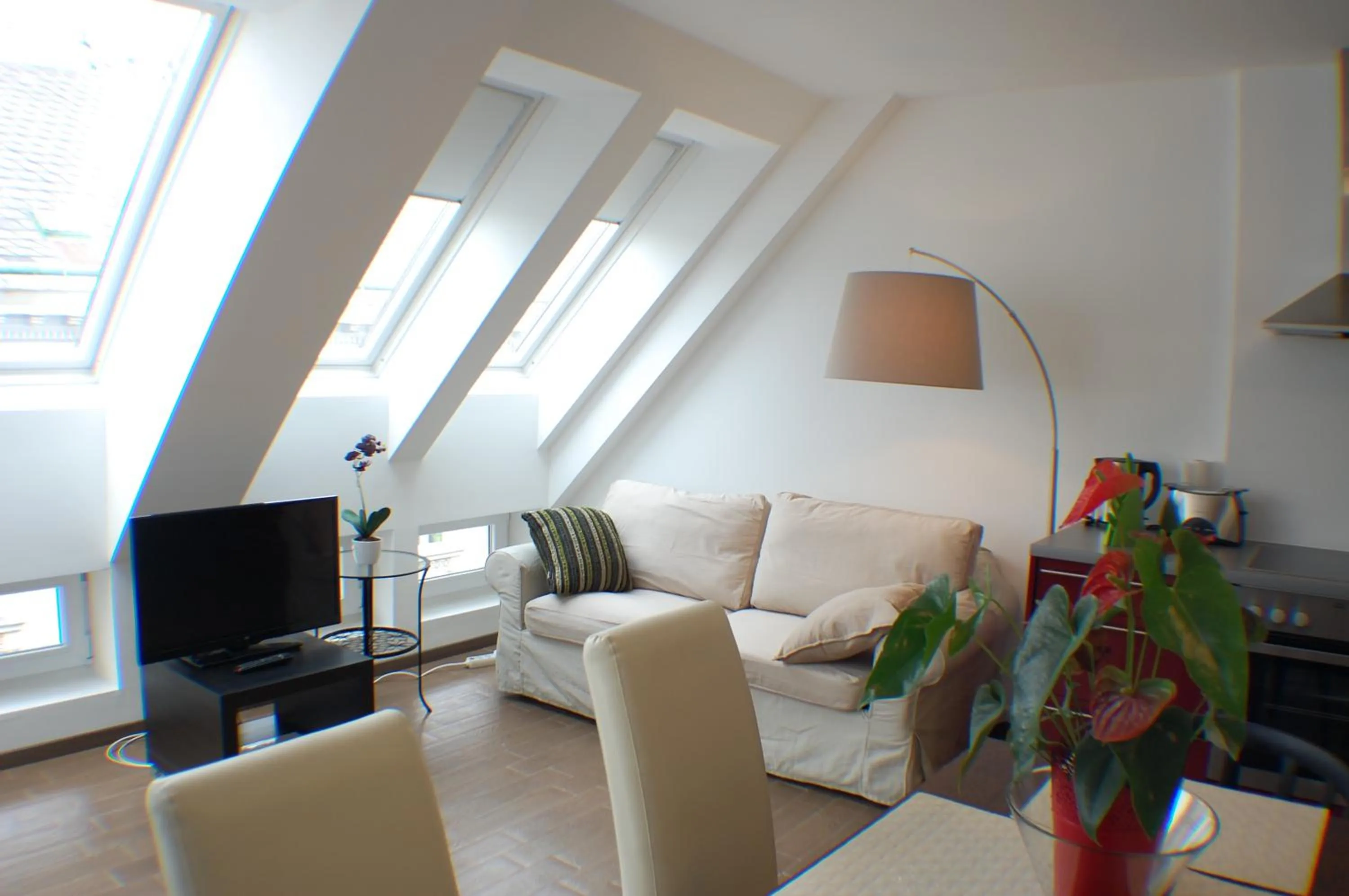 Kitchen or kitchenette in Alga Apartments am Westbahnhof