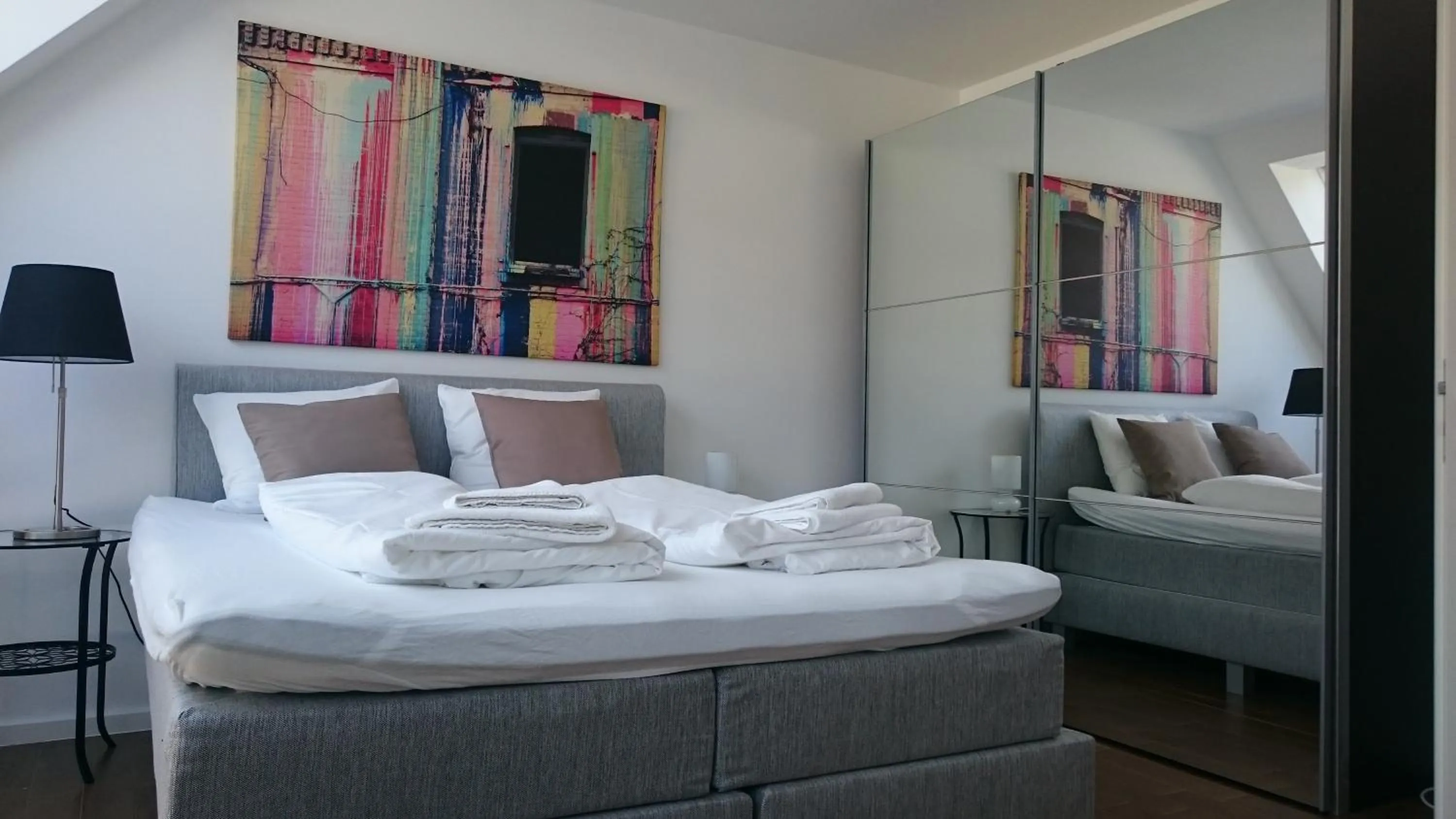 Bed in Alga Apartments am Westbahnhof