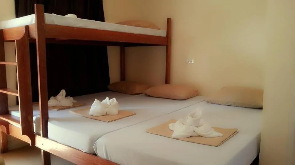 Bed in Joaquinn's Bed and Breakfast