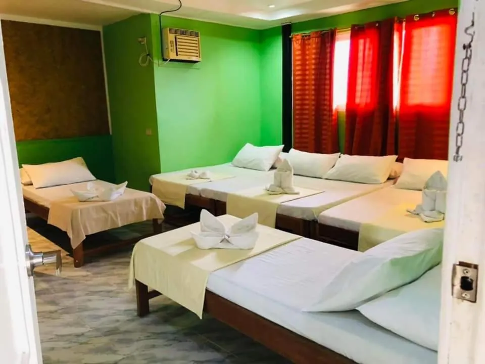 Bed in Joaquinn's Bed and Breakfast