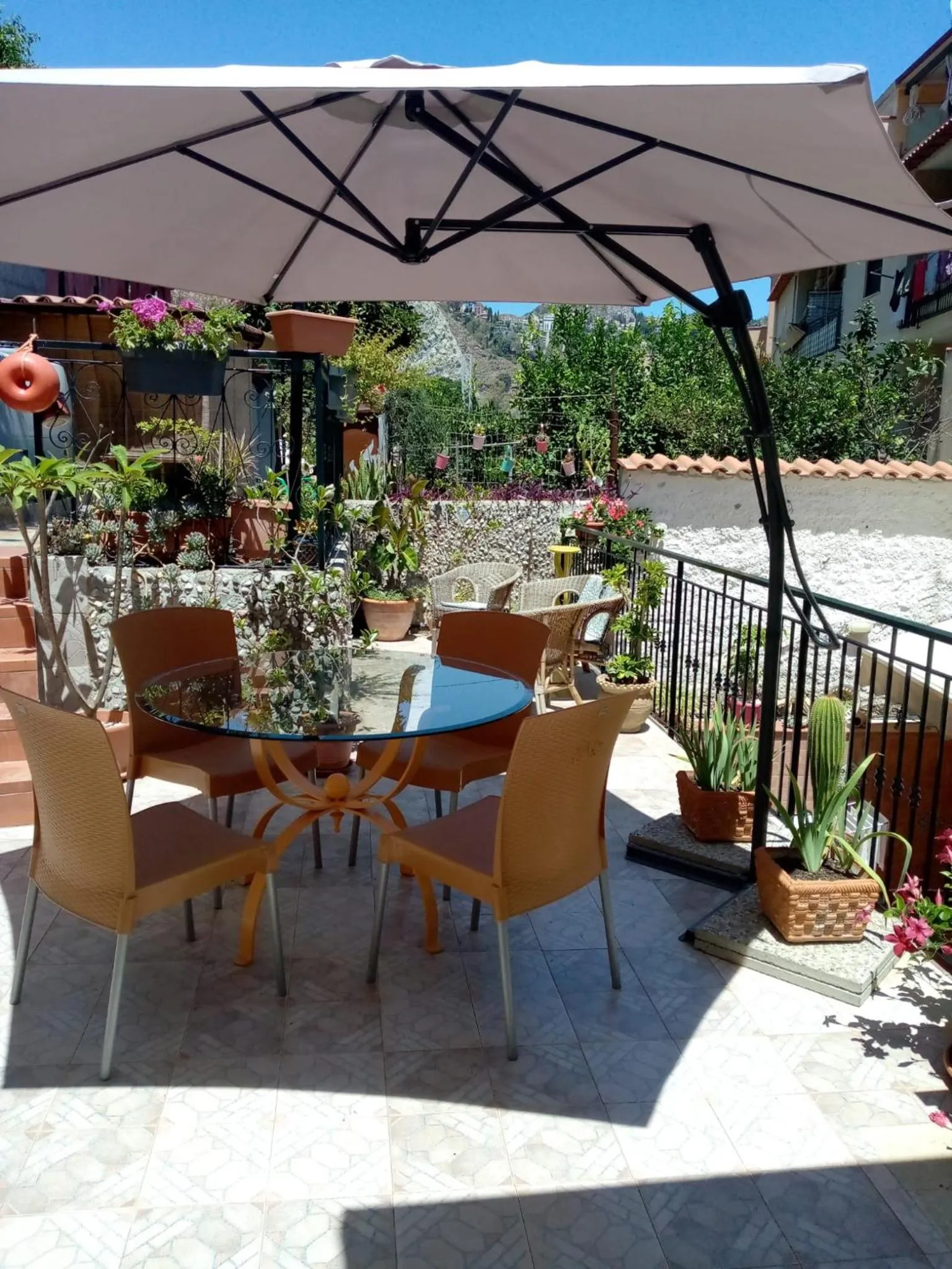 Balcony/Terrace in B&B Villa Maria