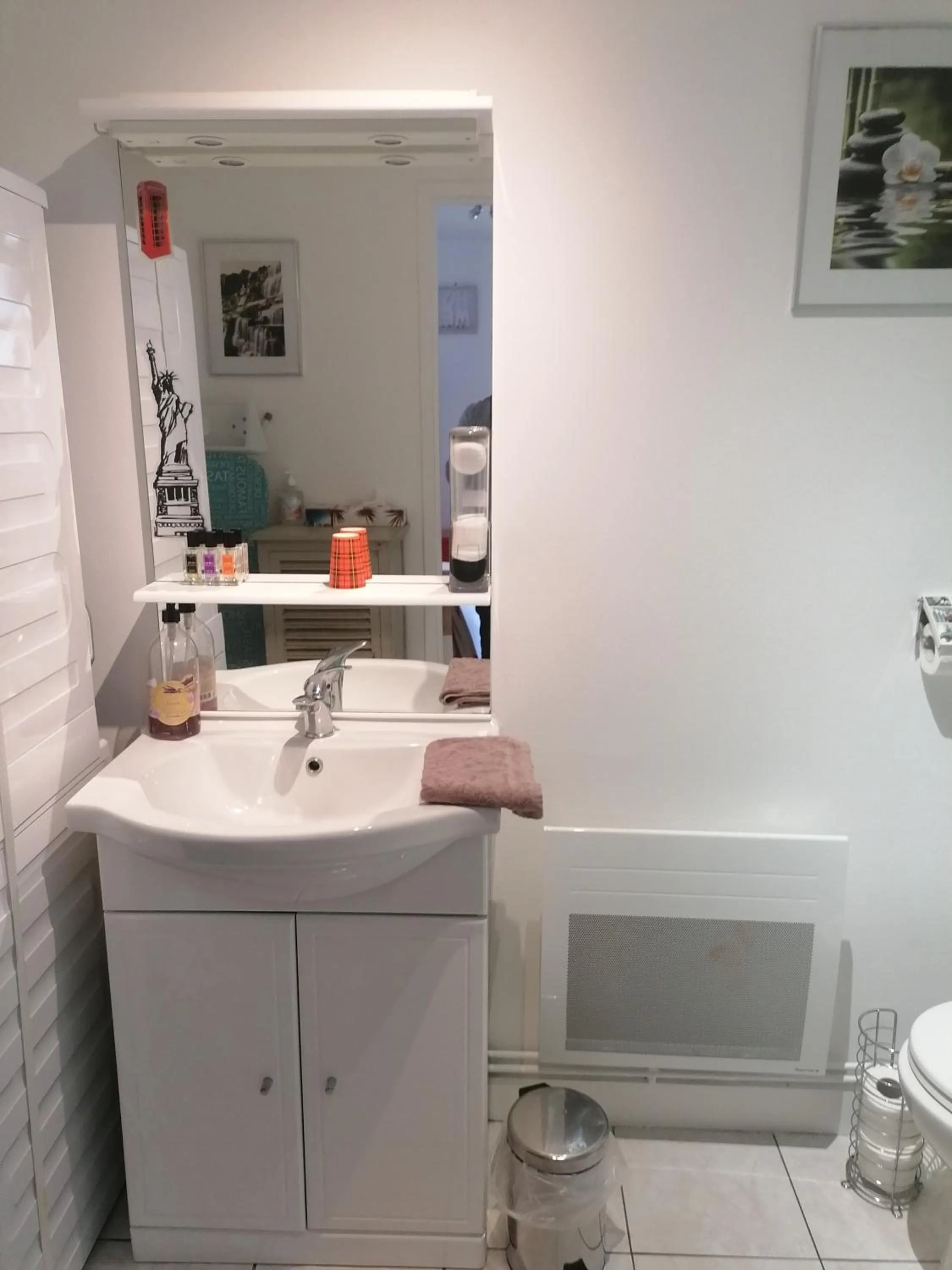 Bathroom in Le Petit Chalet -Appartement proche de la vieille ville , du centre ville et du Tram- PETIT DEJEUNER OFFERT