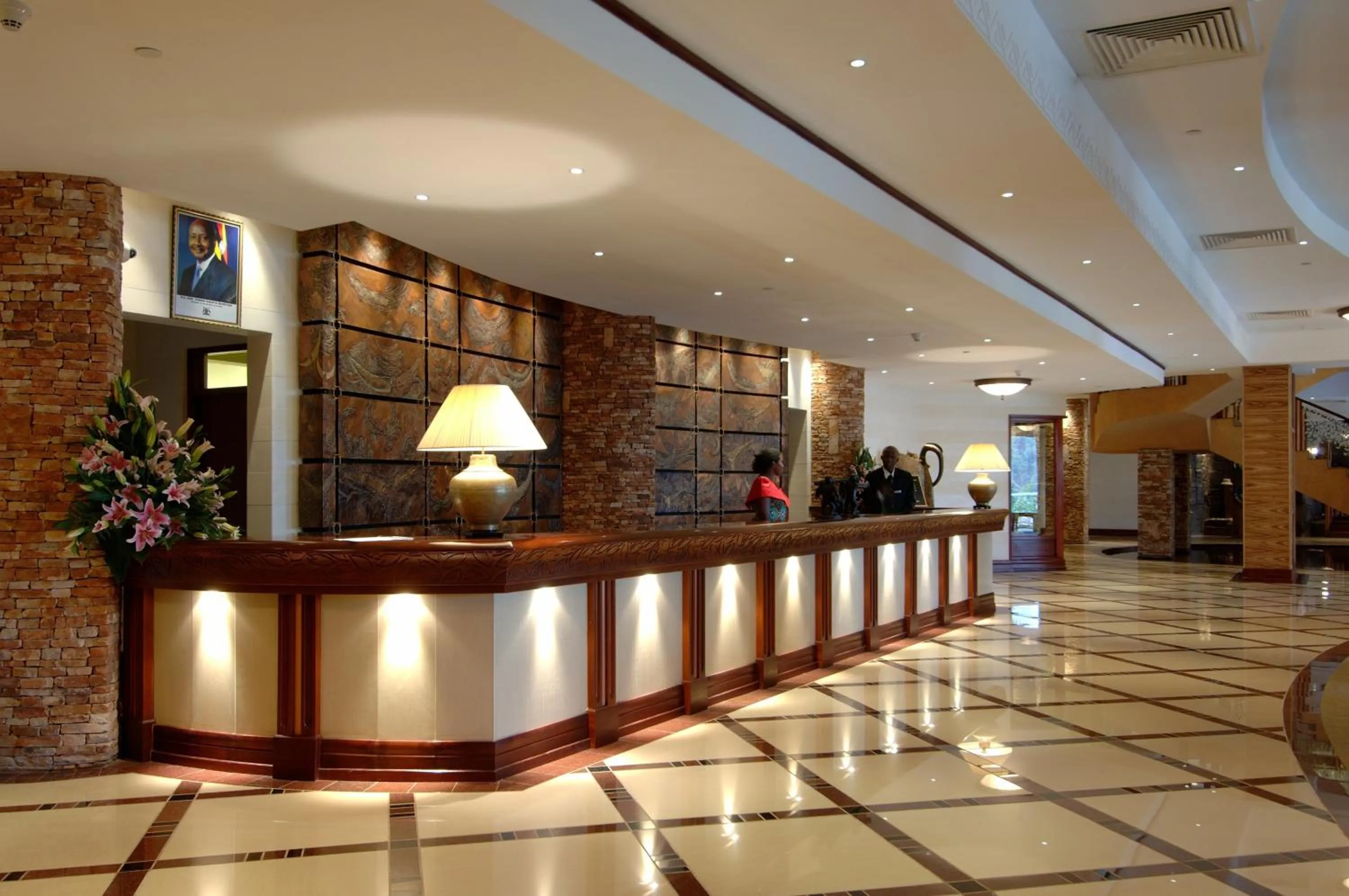 Lobby or reception in Kampala Serena Hotel