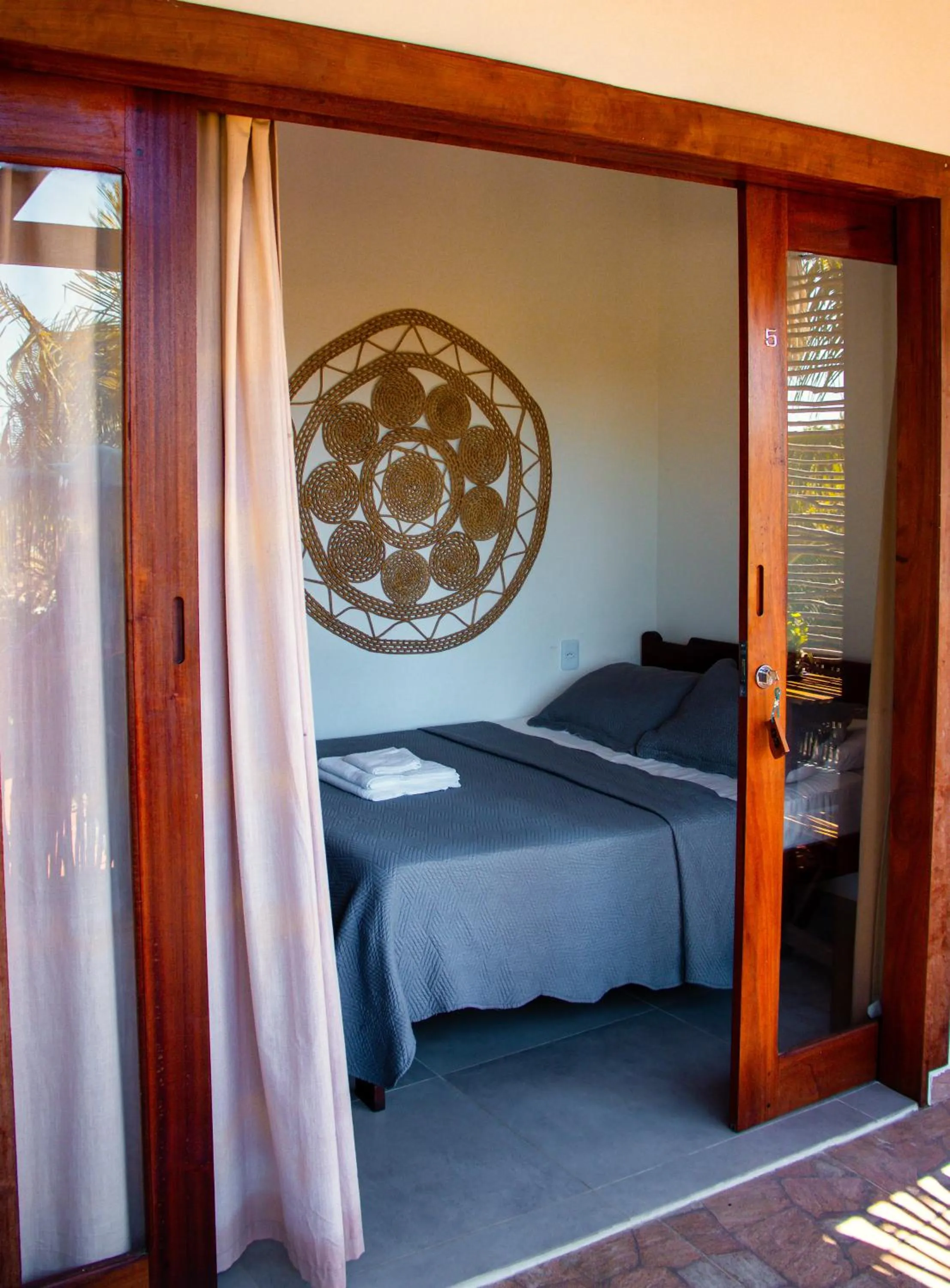 Bed in Pousada Brisa Del Mar