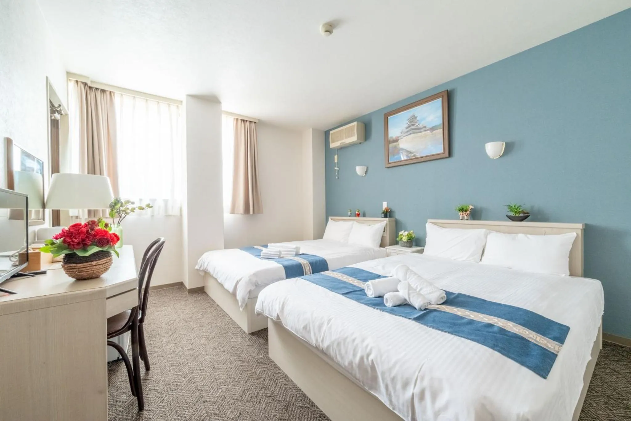 Bedroom, Bed in Plaza In Miyakojima hotel