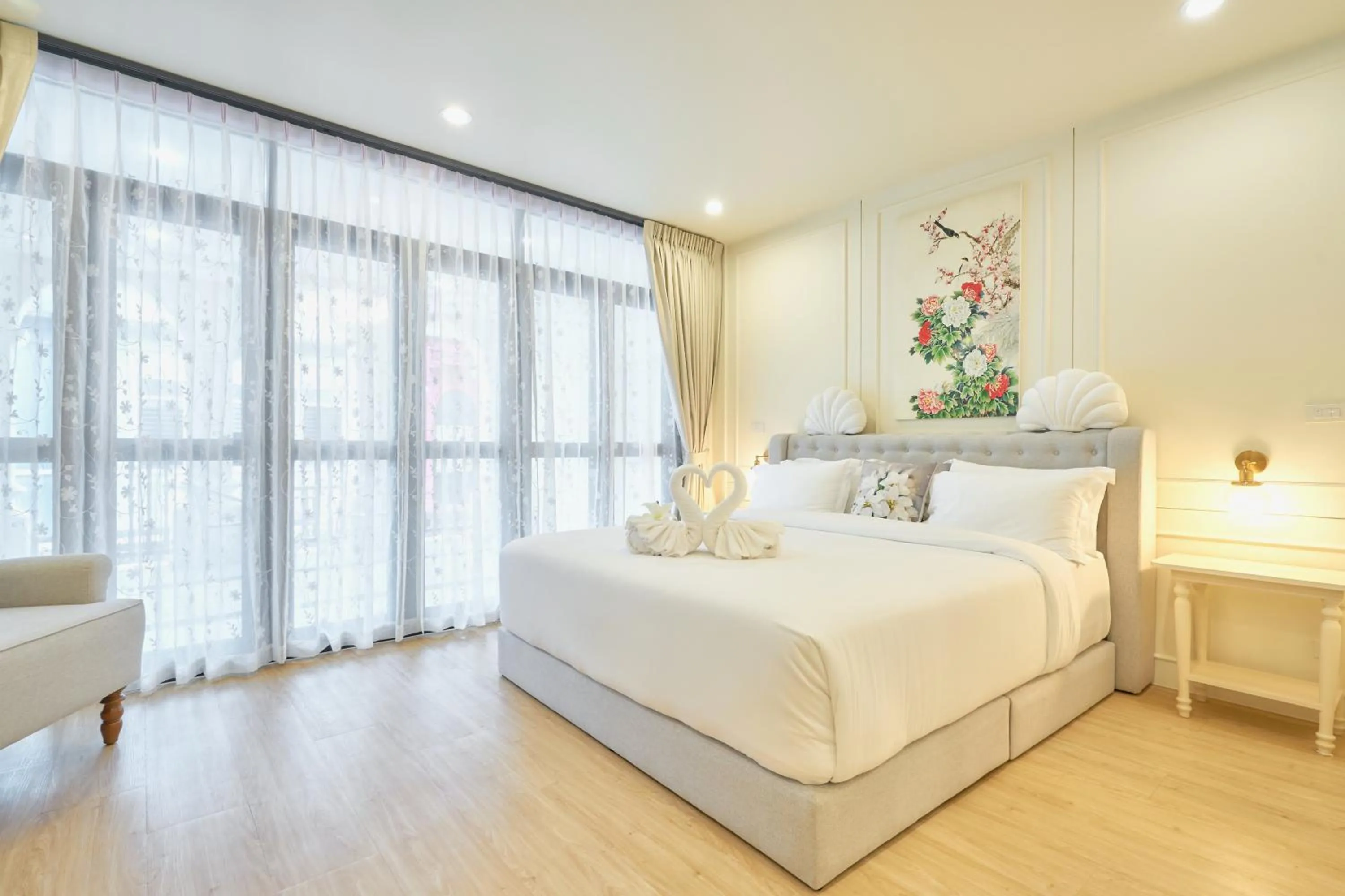 Bed in Hawa House Phuket