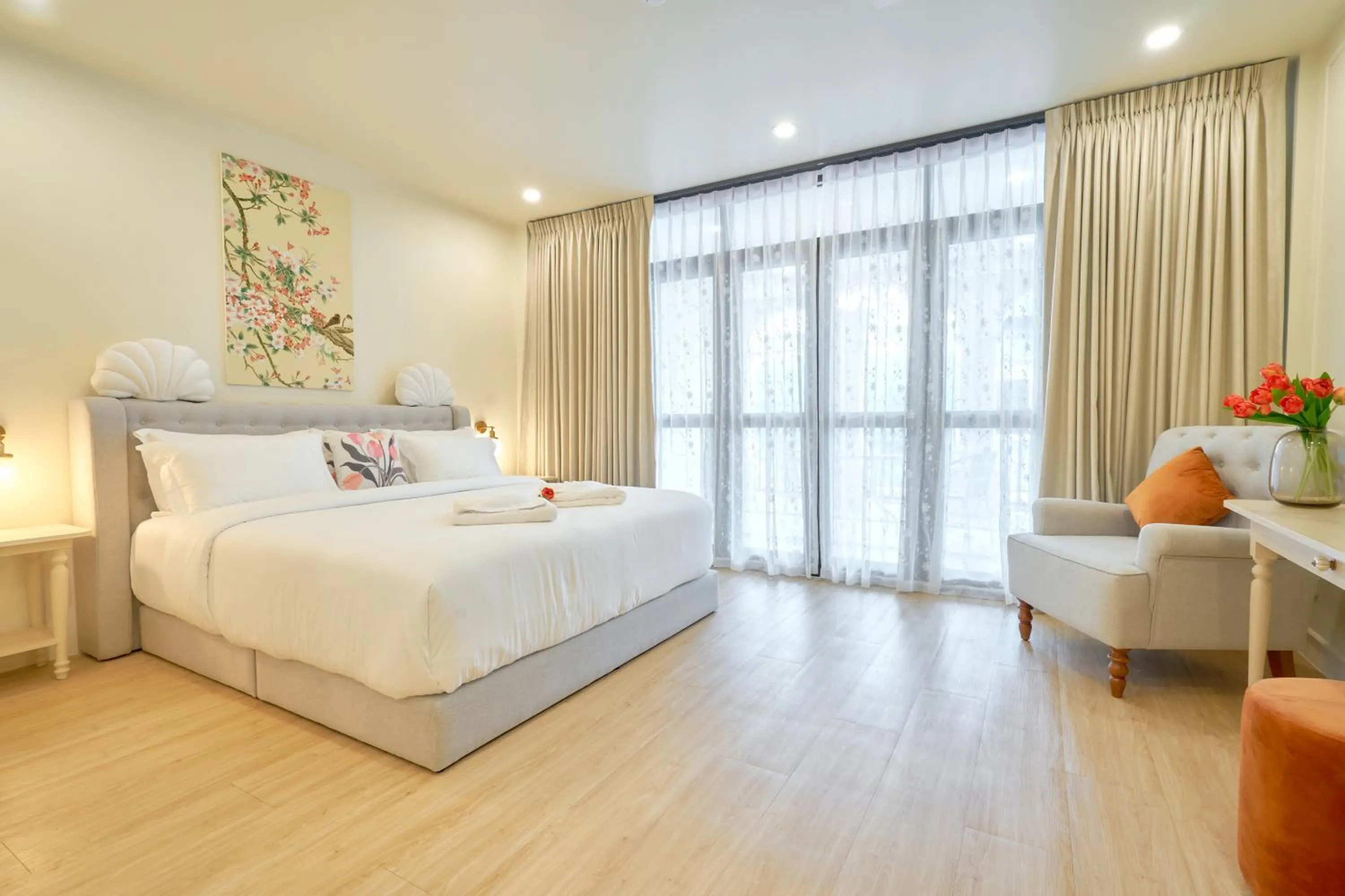 Bed in Hawa House Phuket