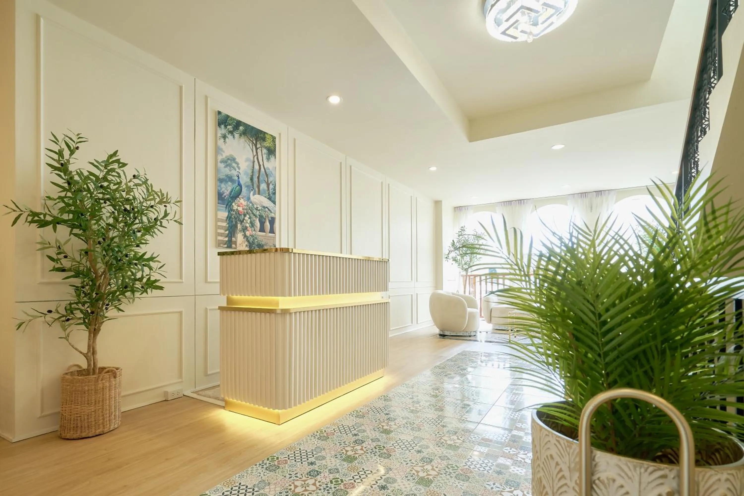 Living room in Hawa House Phuket