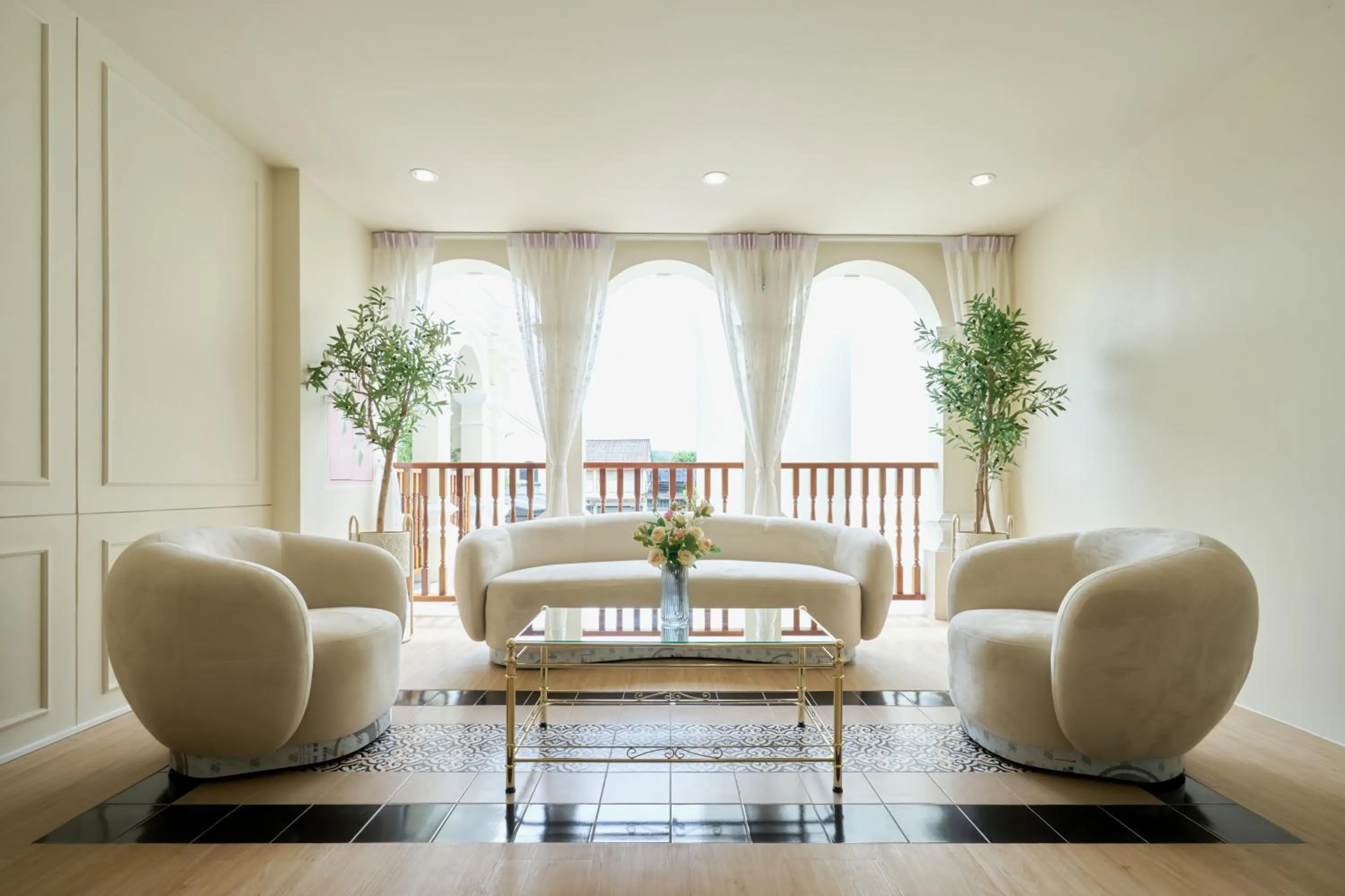 Living room in Hawa House Phuket