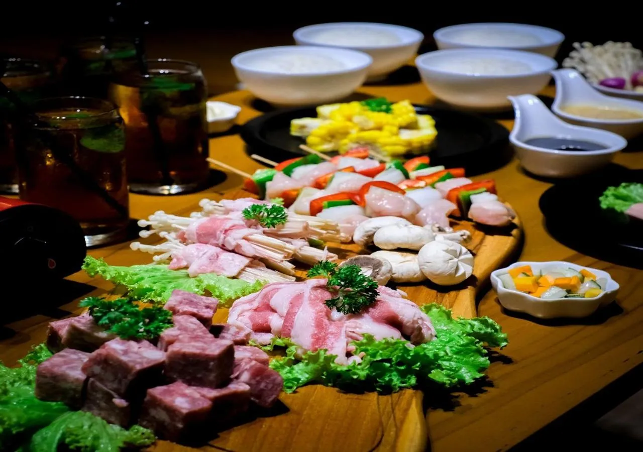 BBQ facilities in Allura Azana Resort Tawangmangu