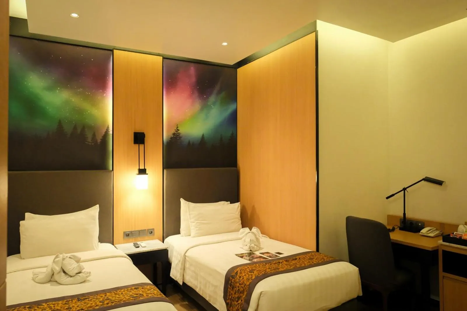 Bed in Allura Azana Resort Tawangmangu