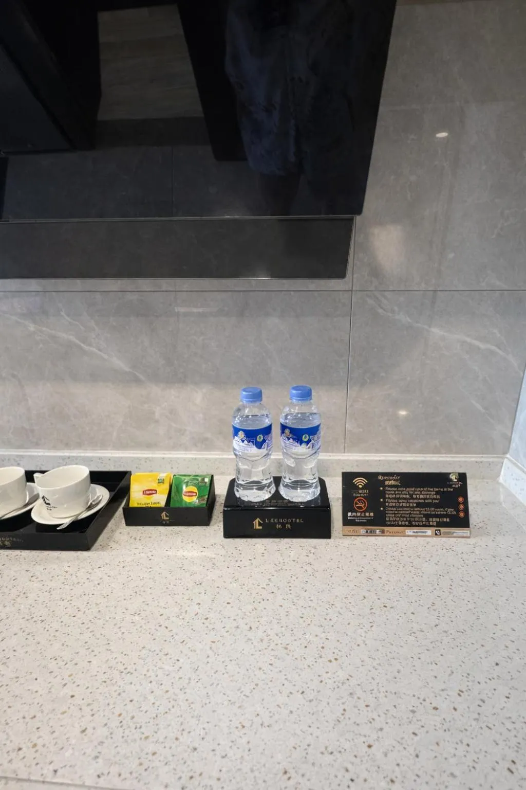 Coffee/tea facilities in LCONDOTEL Hotel Studio with Balcony at Imperial Plaza near MOA NAIA PITX