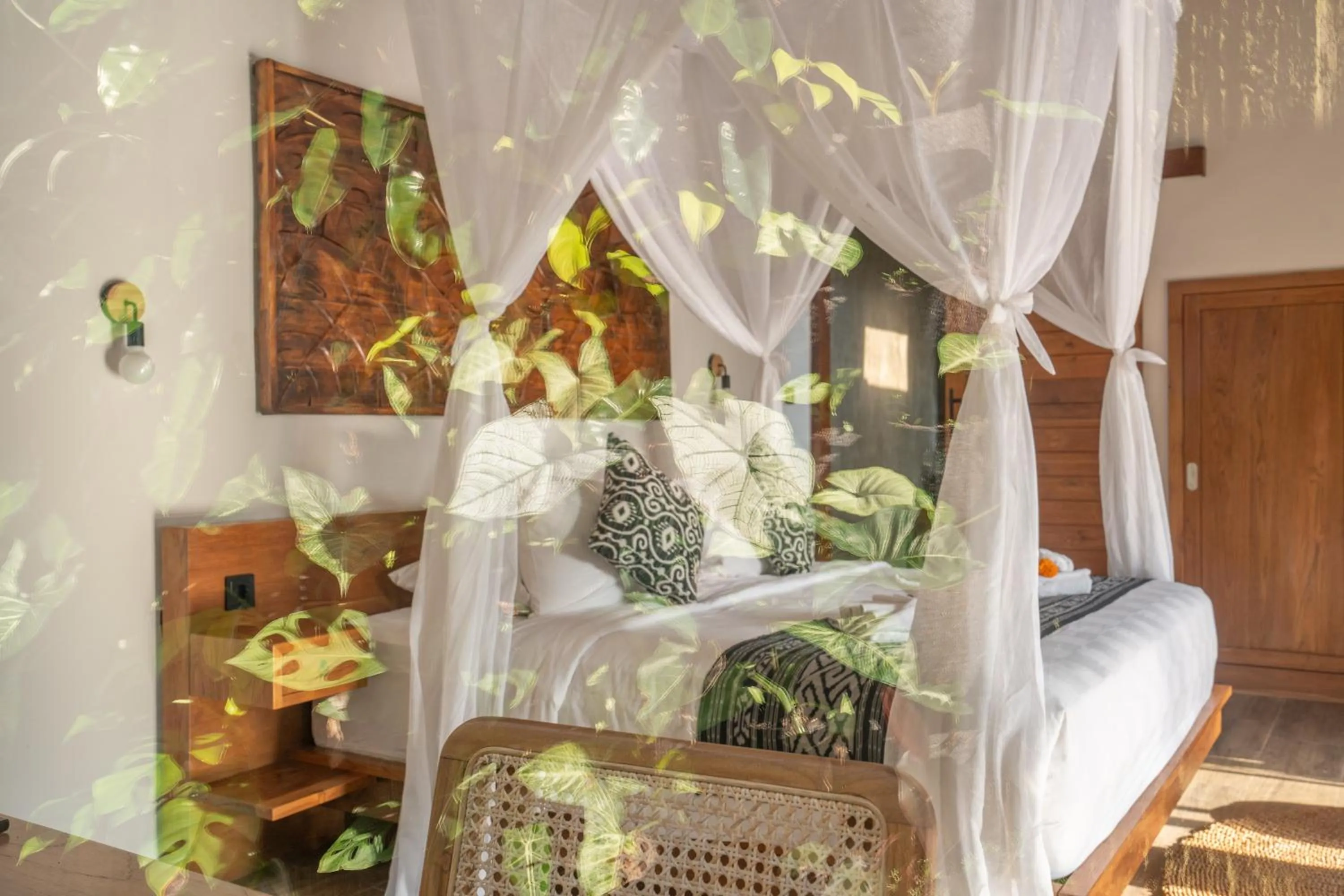 Bed in Moonterra Villa Sebatu