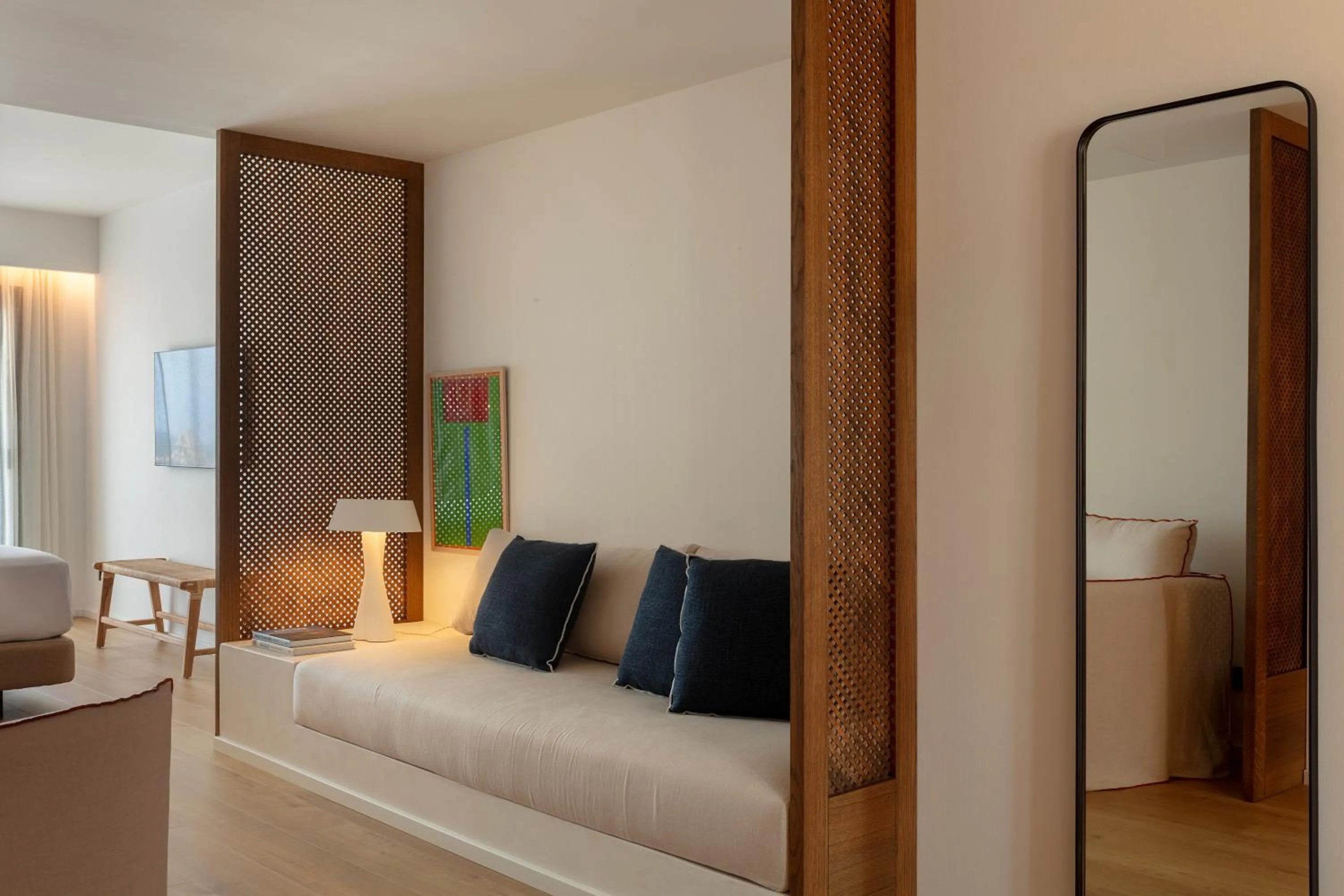 Living room, Bed in Elisabeth by the Sea Hotel