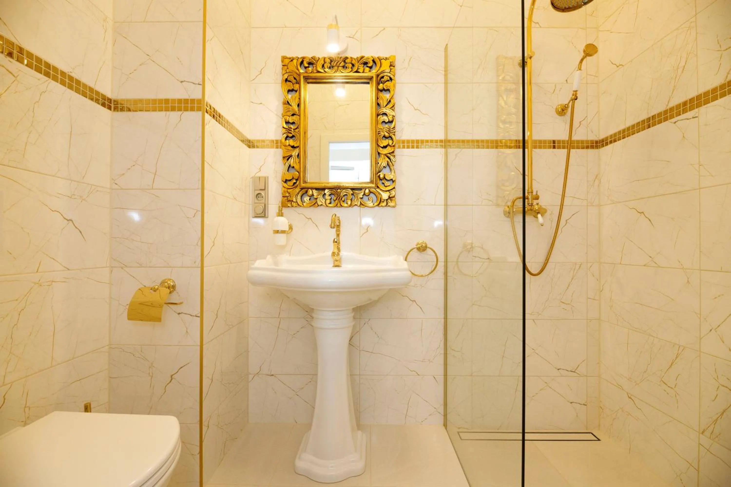 Shower in Zámek Kvasetice