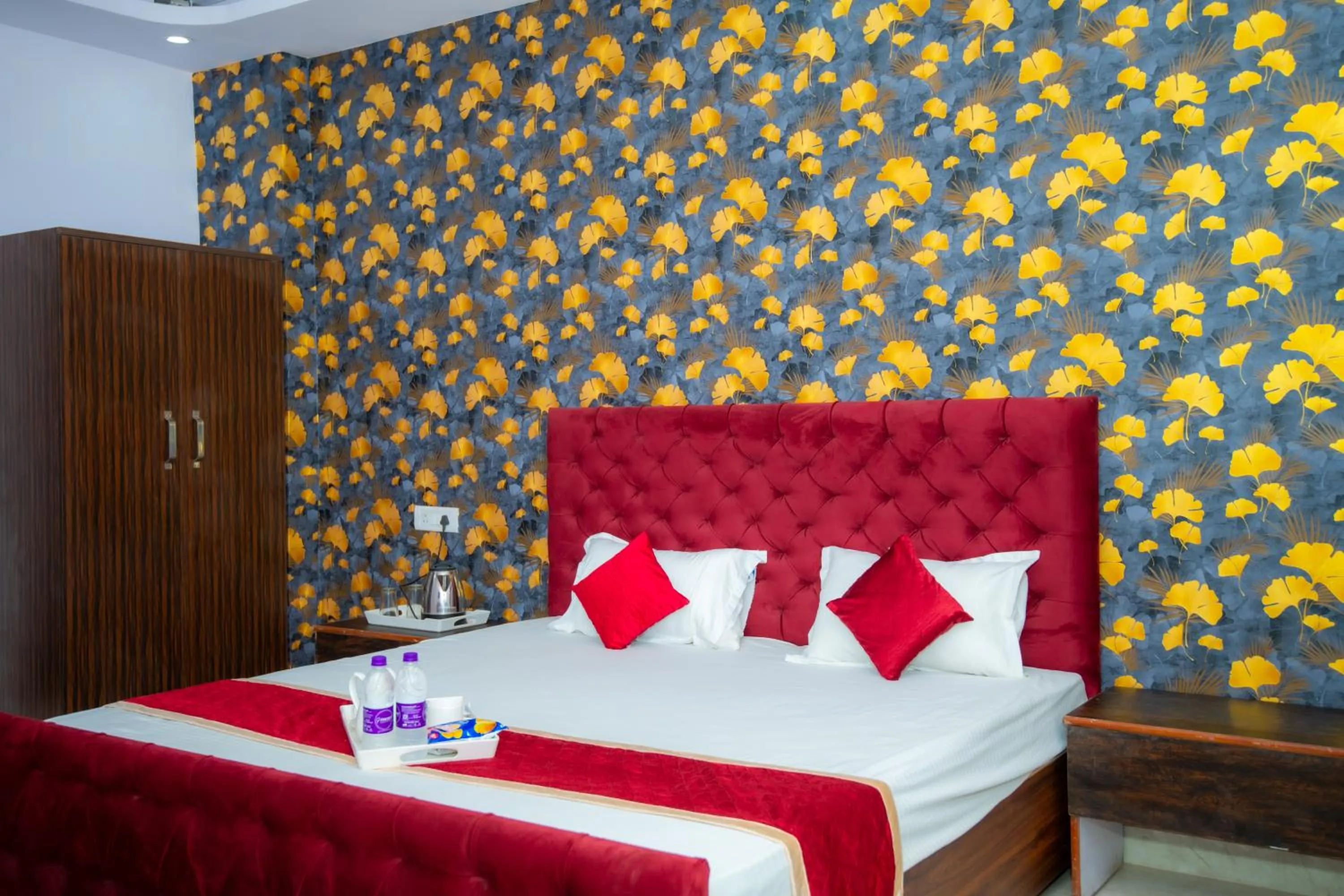 Bed in Hotel Blossom