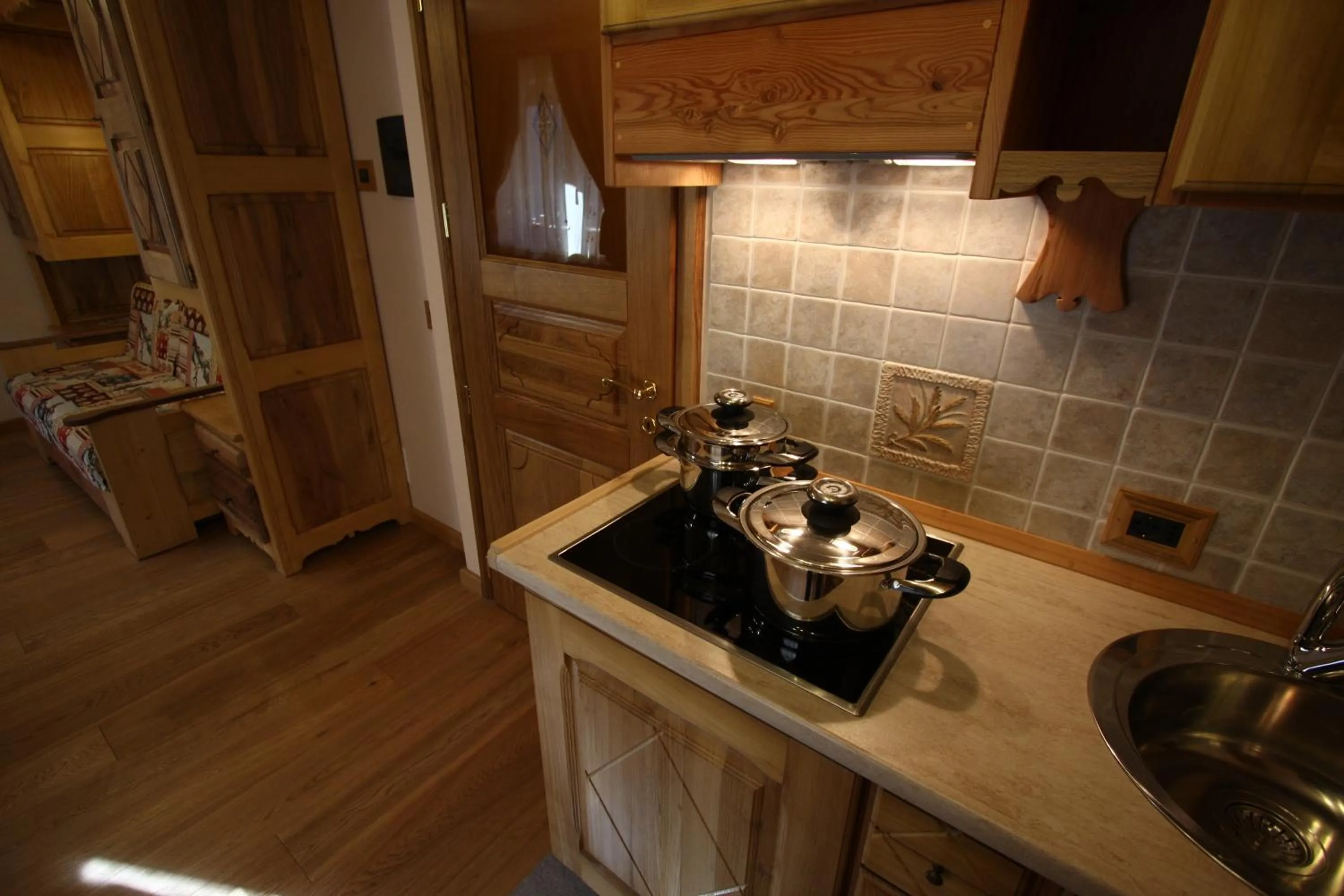 Kitchen or kitchenette in Villa Giuditta Residence