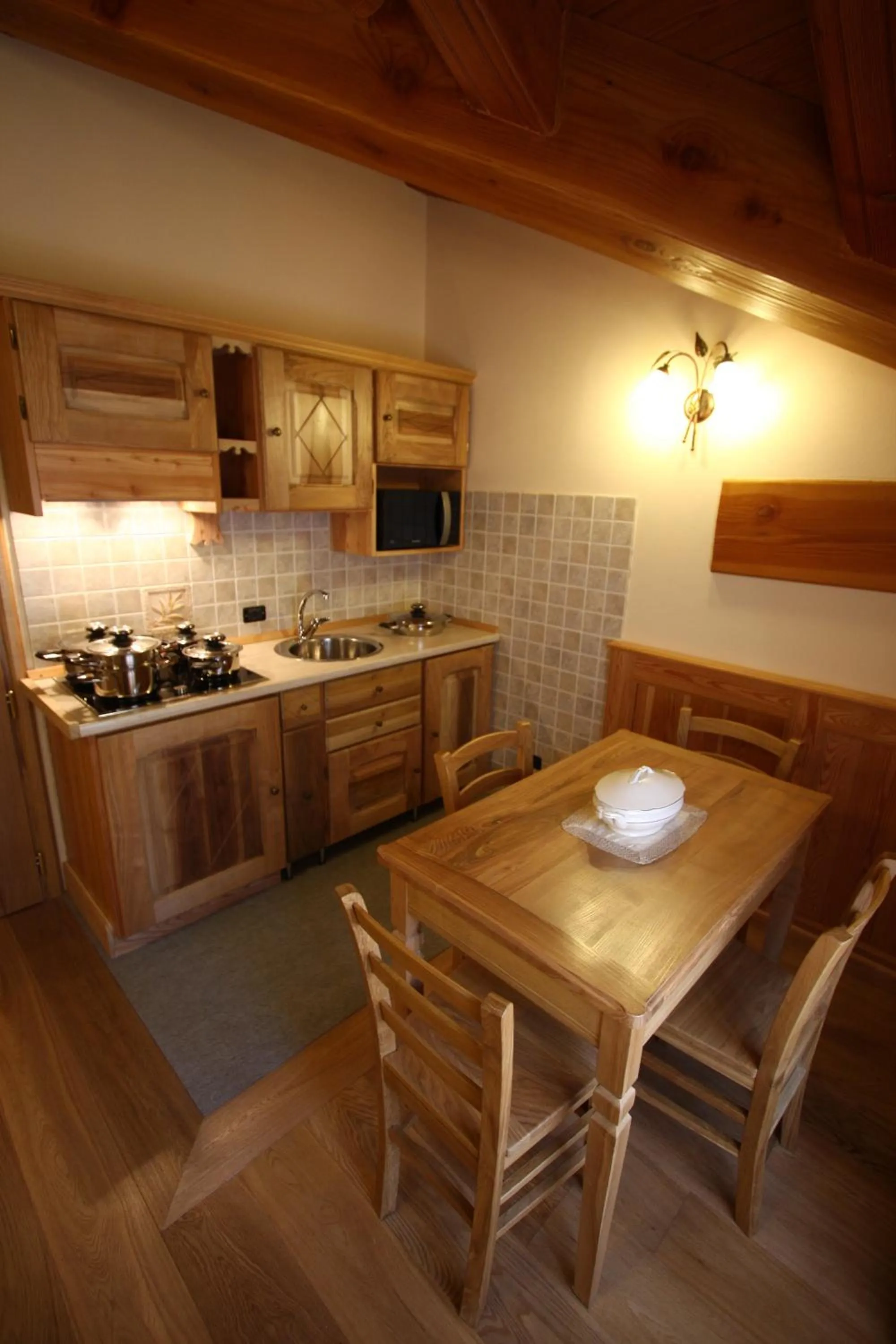 Kitchen or kitchenette in Villa Giuditta Residence