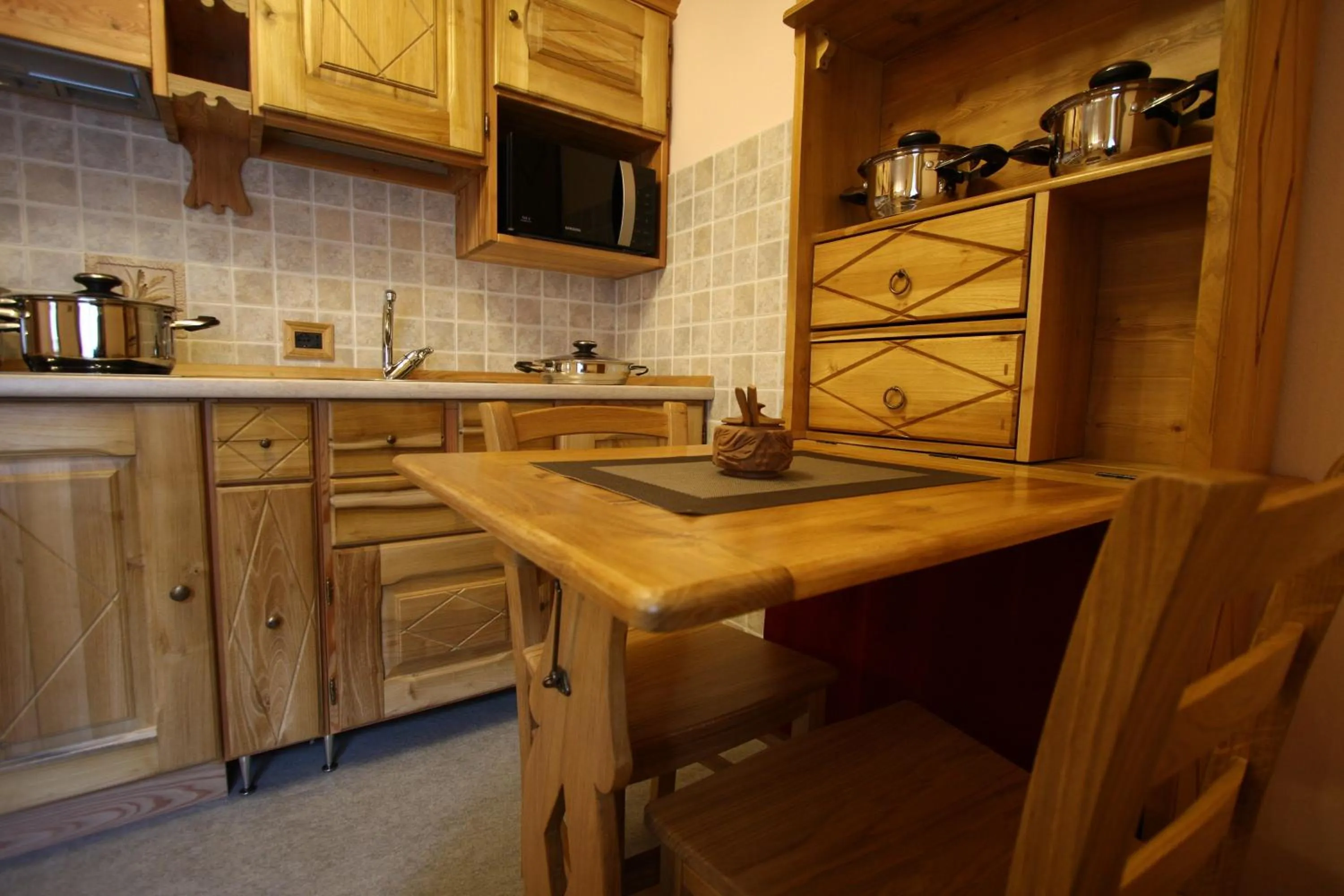 Kitchen or kitchenette in Villa Giuditta Residence