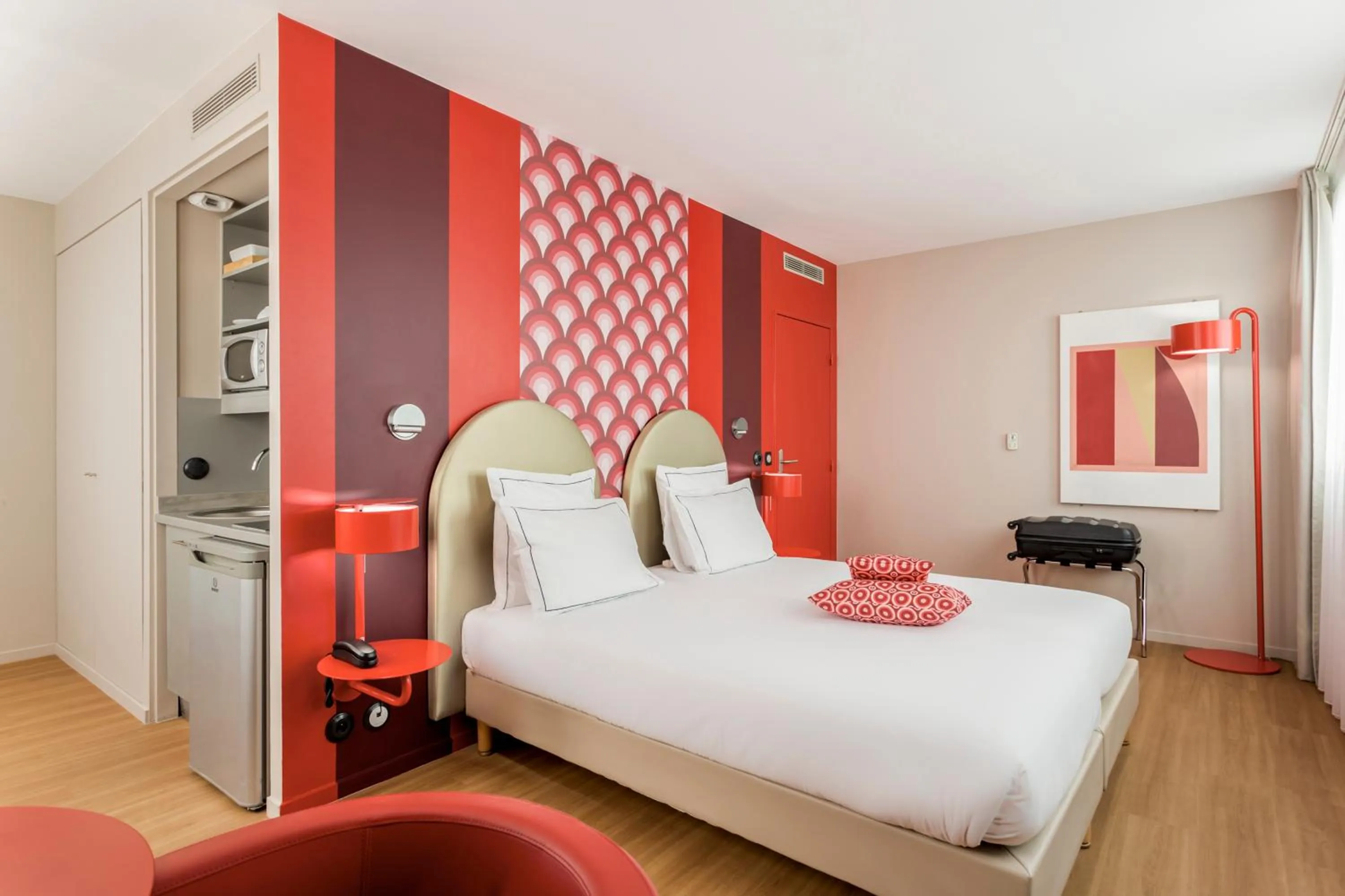 Bed in Appart'City Collection Paris Vélizy