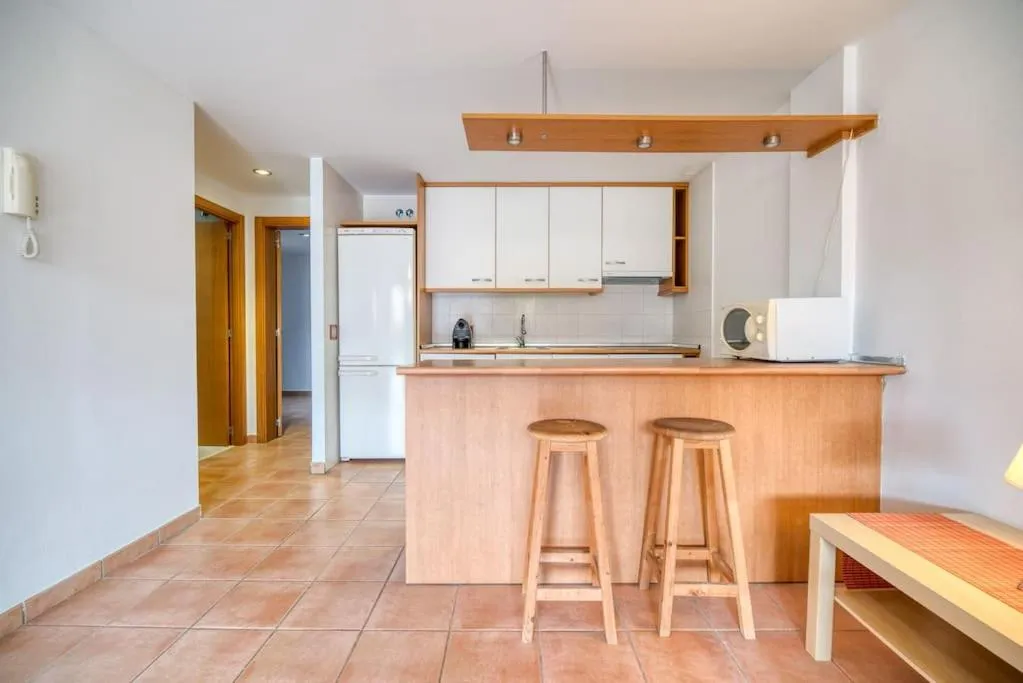 Kitchen or kitchenette in Piso para vacaciones familiares