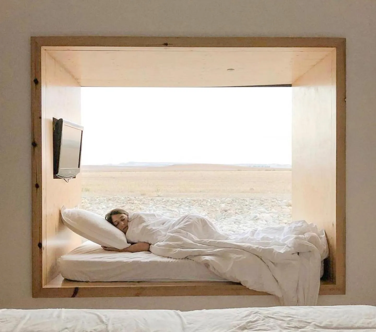 Bed in Hotel Aire de Bardenas