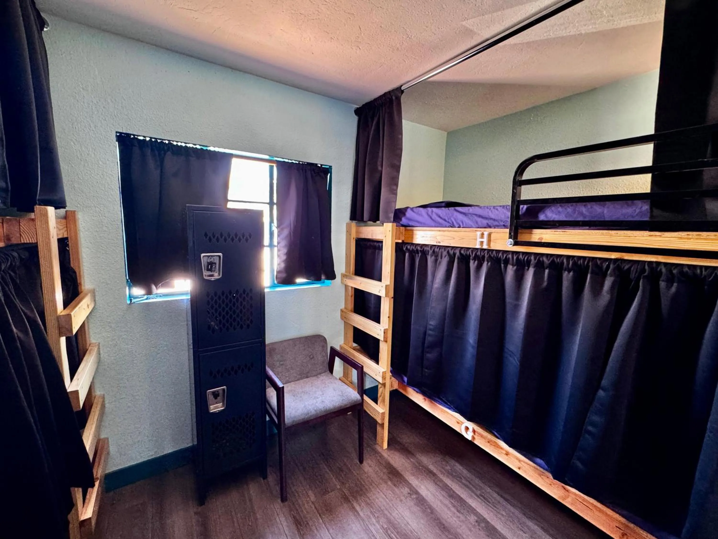 bunk bed, Bed in Sin City Hostel