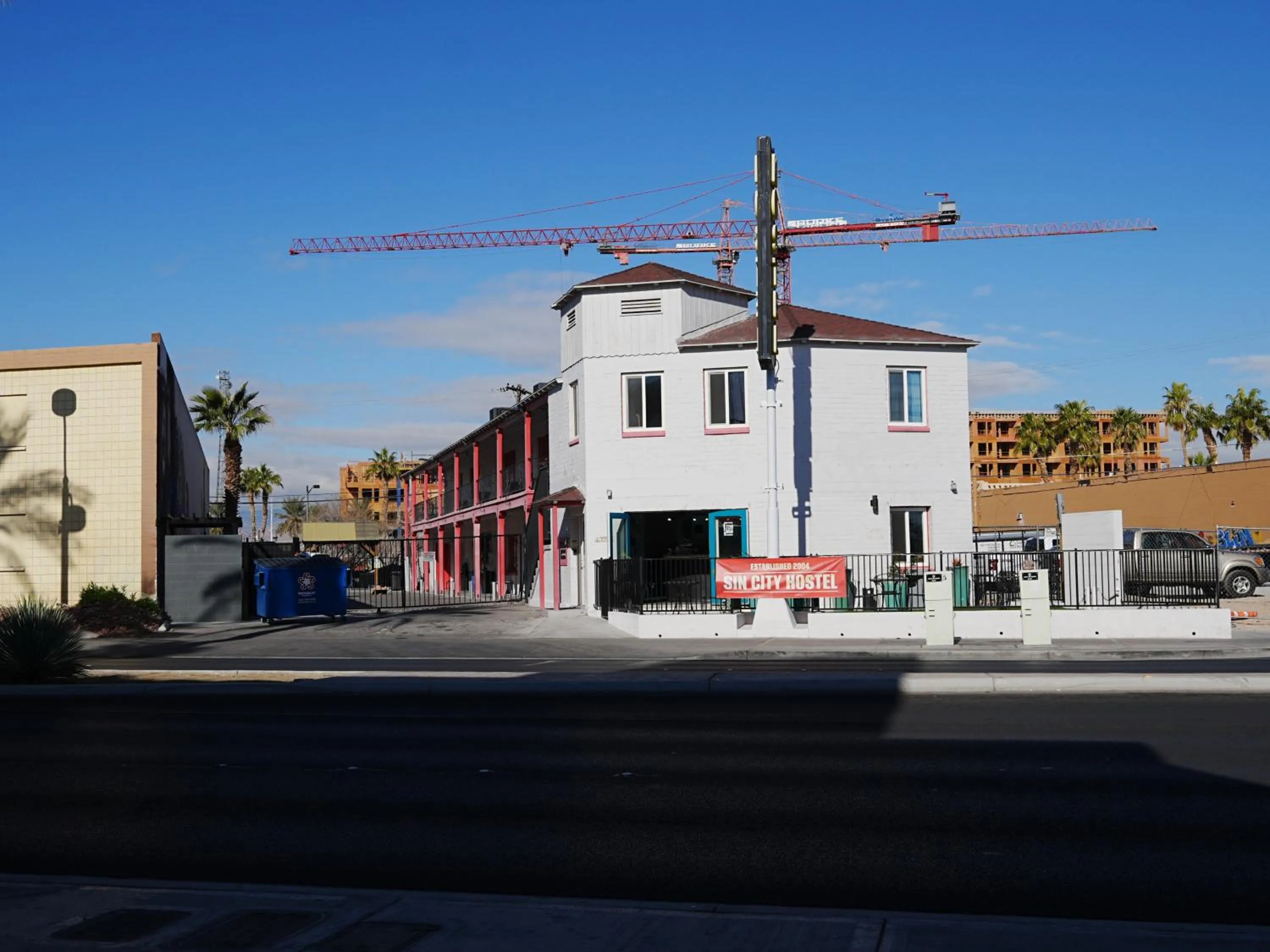 Property building in Sin City Hostel