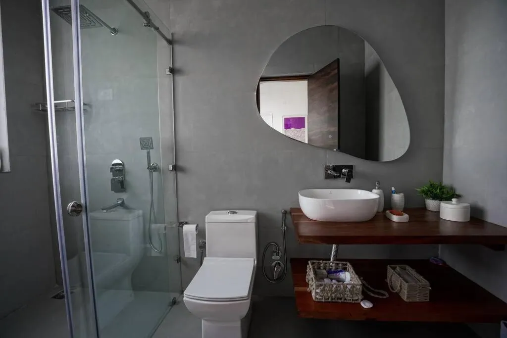 Shower in LaRiSa Mountains & Martini Villa