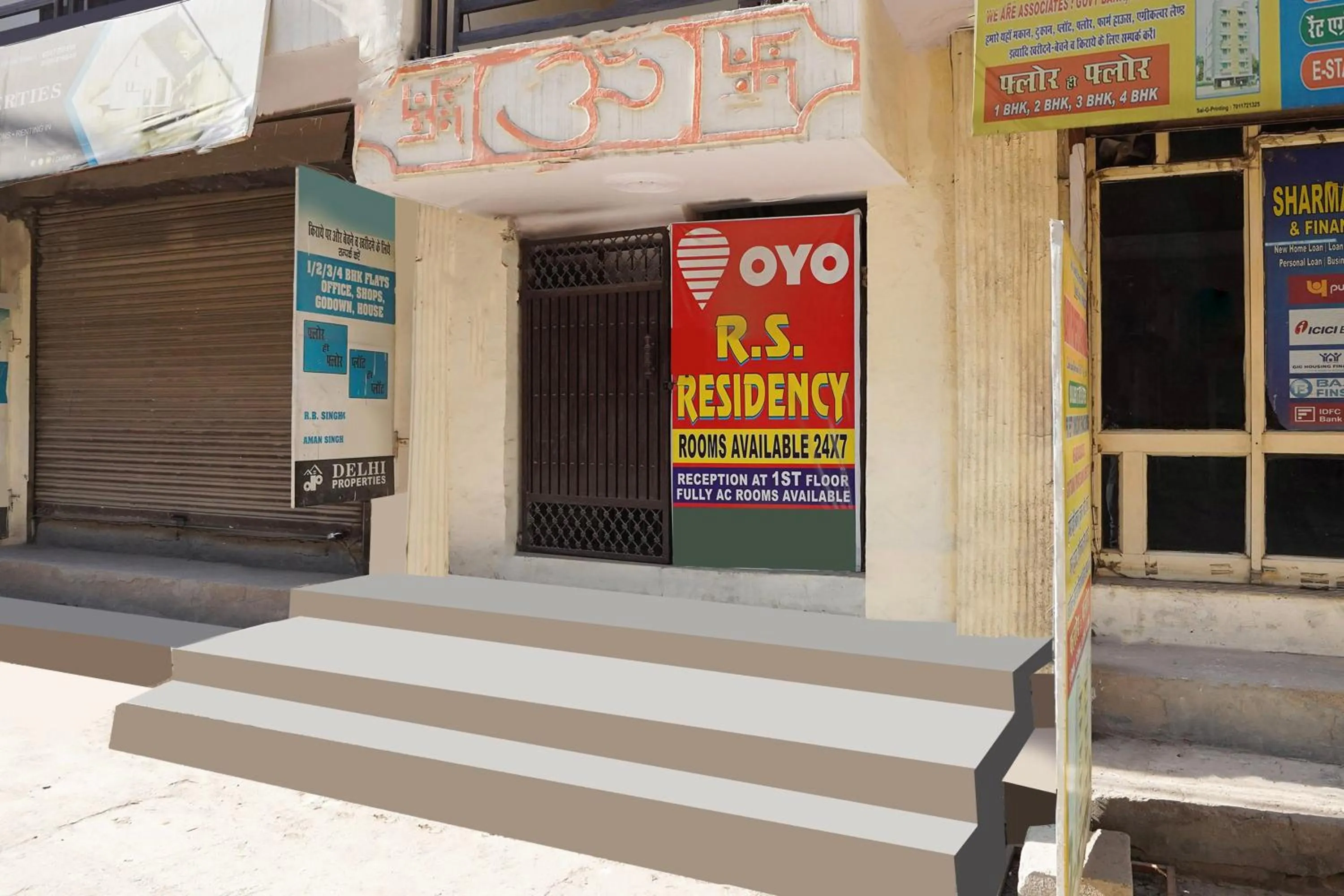 Facade/entrance in Hotel O R S Residency