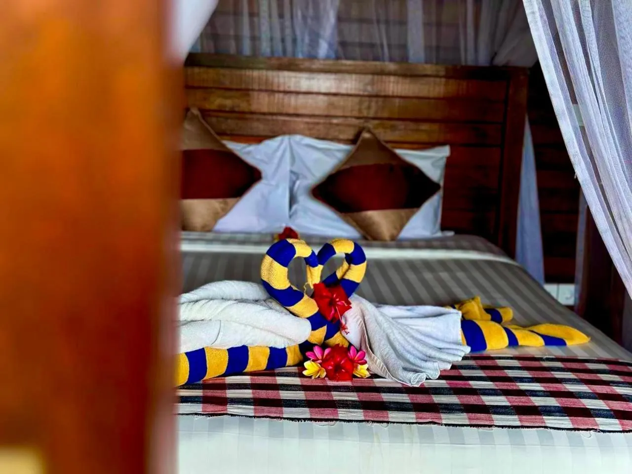 Bed in D mas huts lembongan