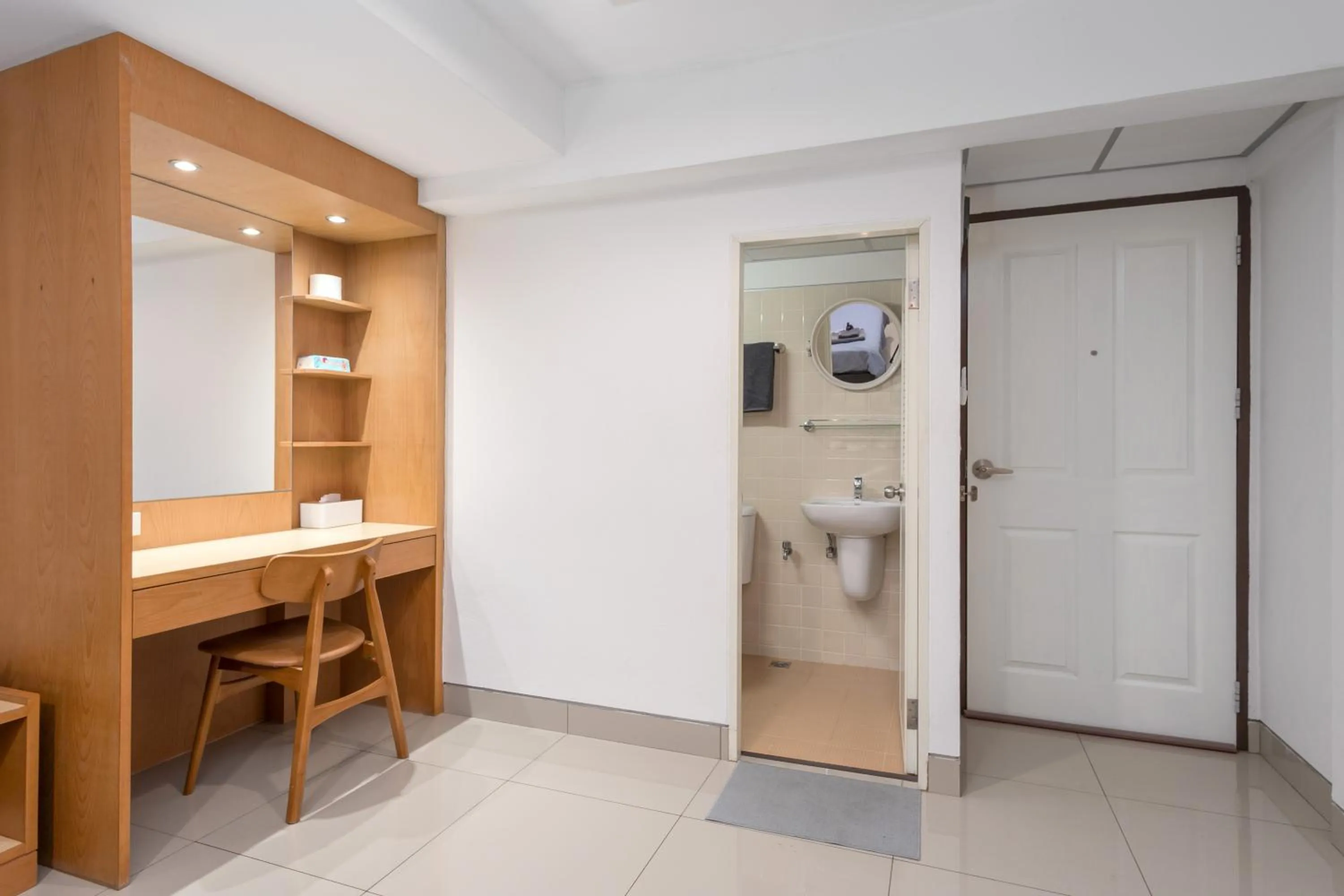 Bedroom in Homies Ratchada Hotel