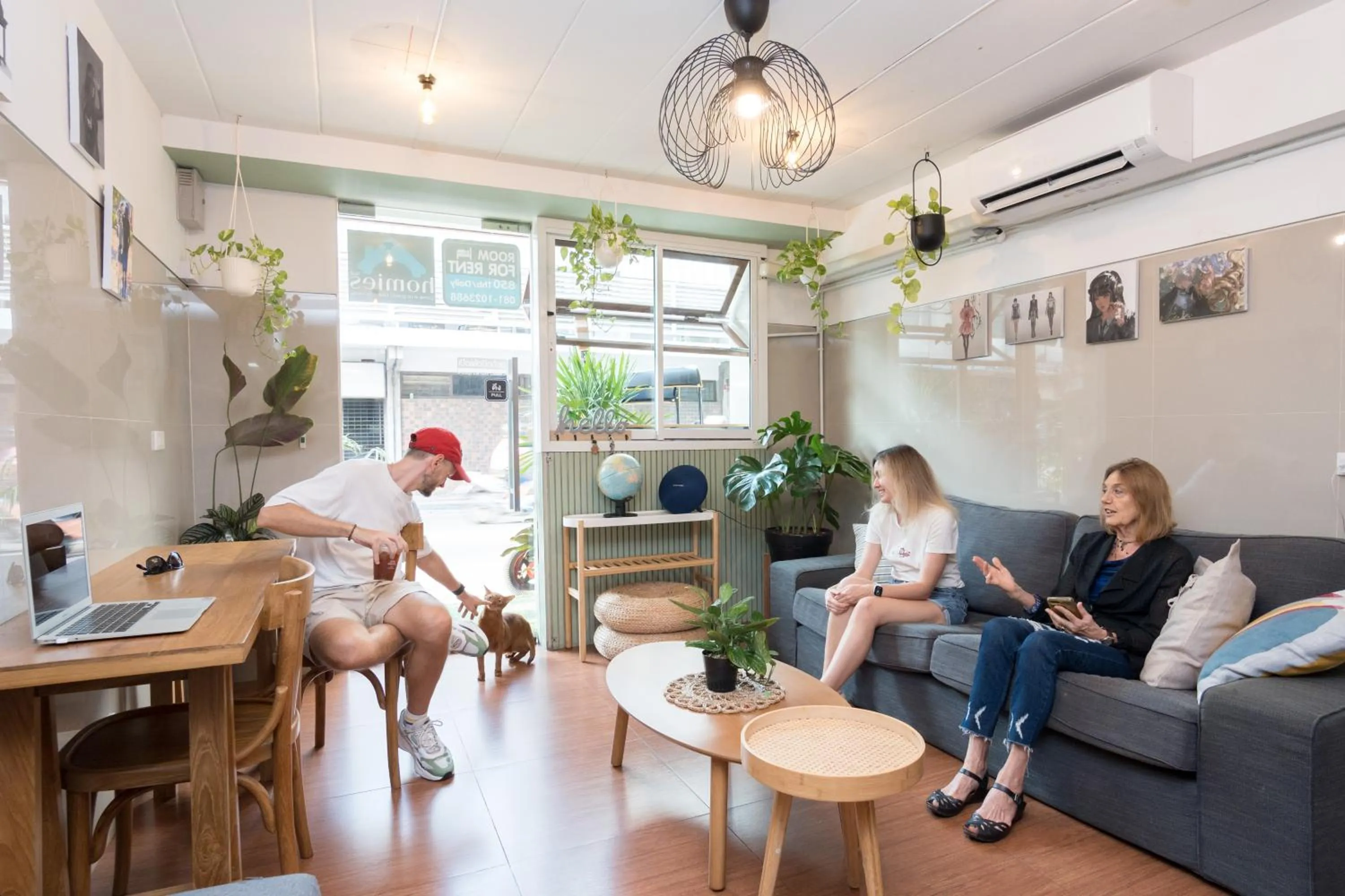 group of guests in Homies Ratchada Hotel