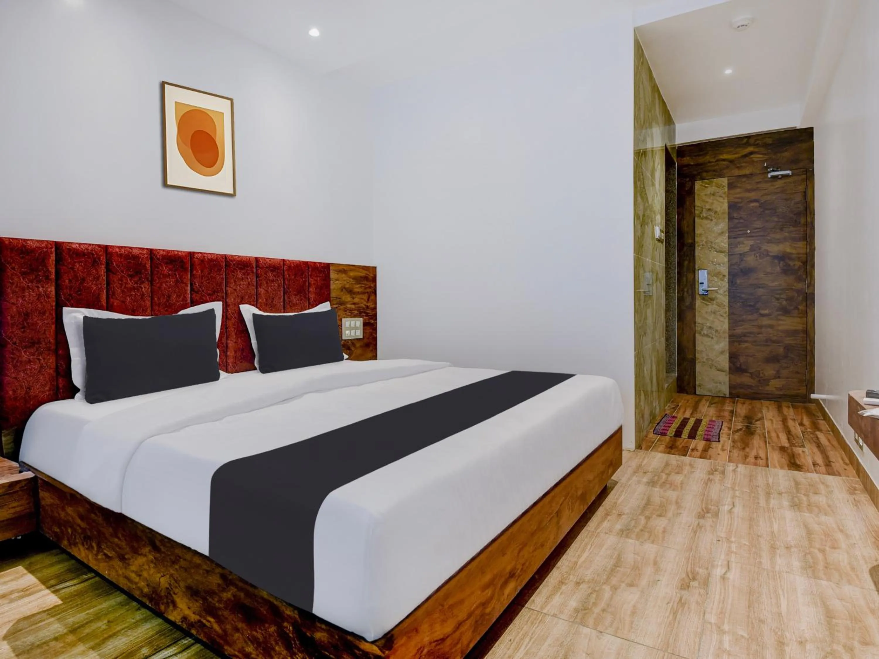 Bedroom, Bed in Super Townhouse Madgaon