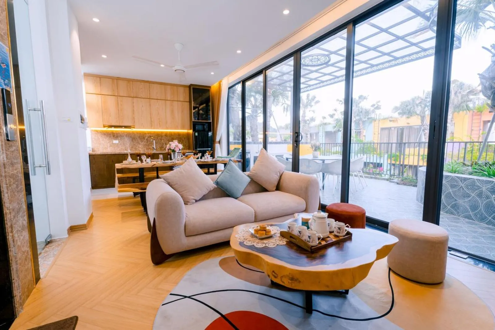 Kitchen or kitchenette in Flamingos Hải Tiến