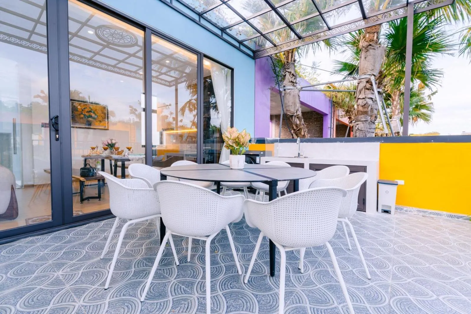 Patio in Flamingos Hải Tiến