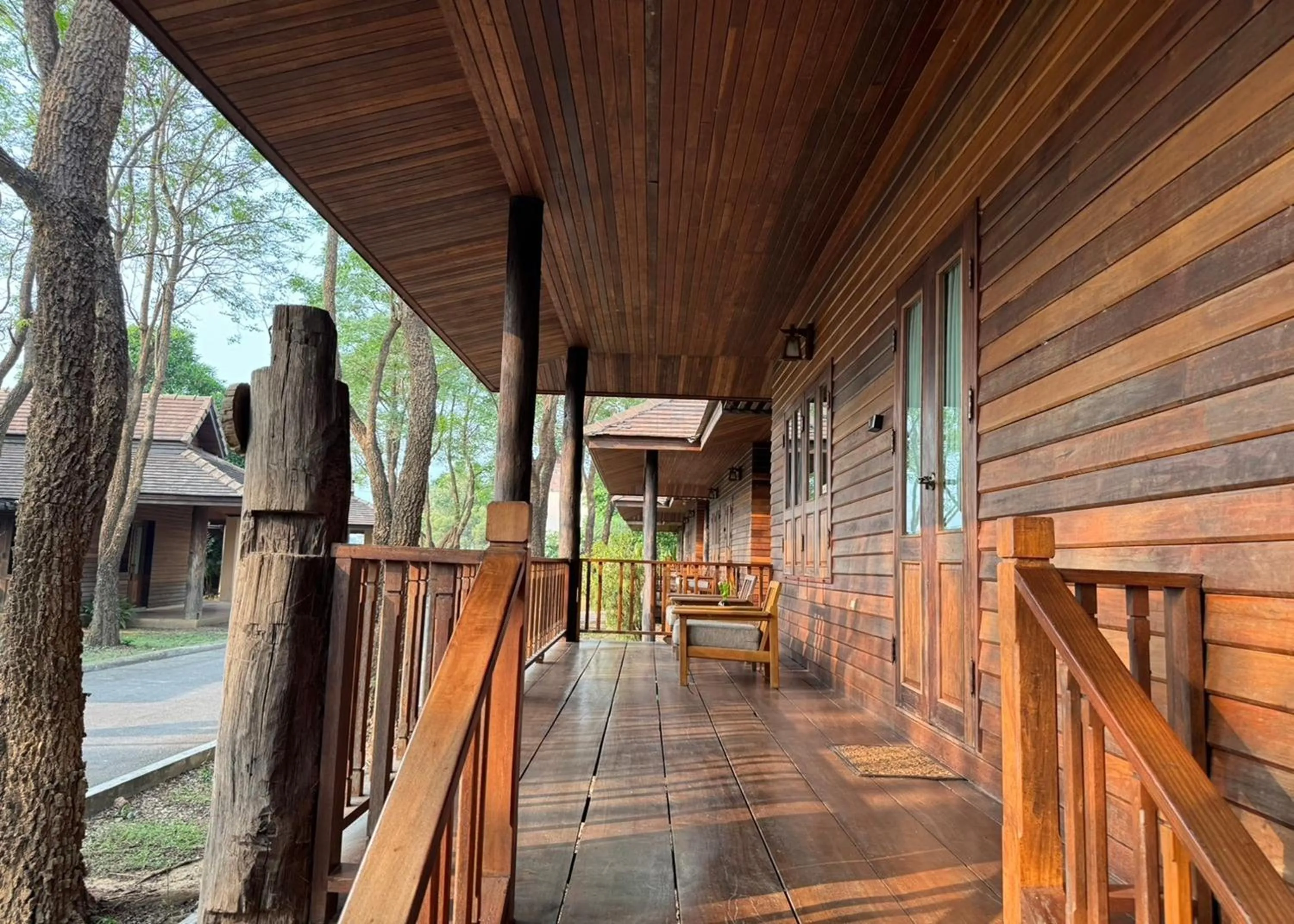 Balcony/Terrace in Karina Resort Chiang Mai