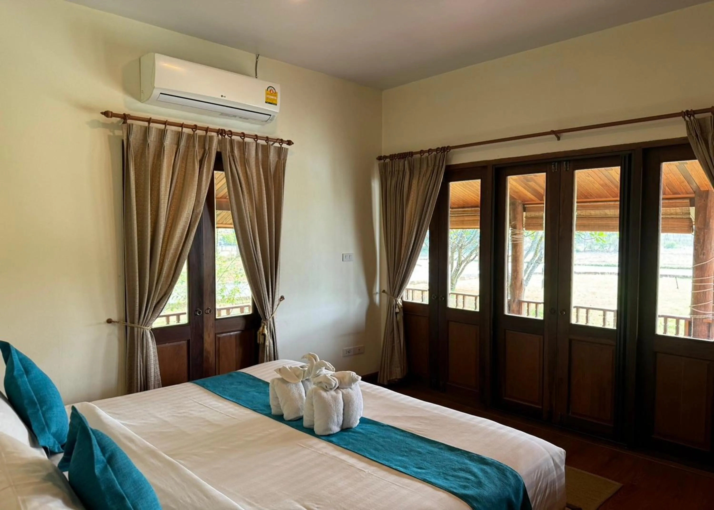 Bed in Karina Resort Chiang Mai