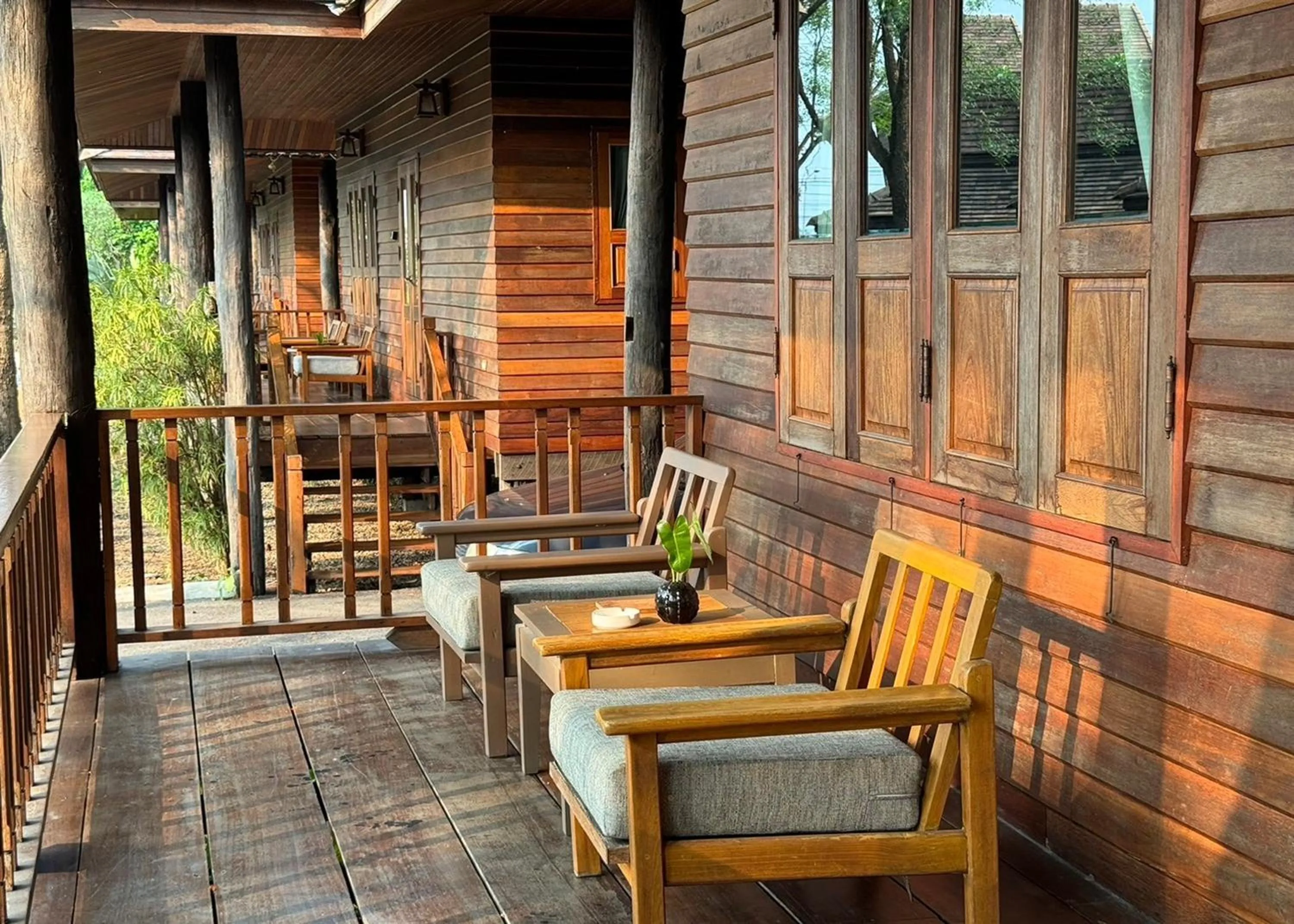 Balcony/Terrace in Karina Resort Chiang Mai