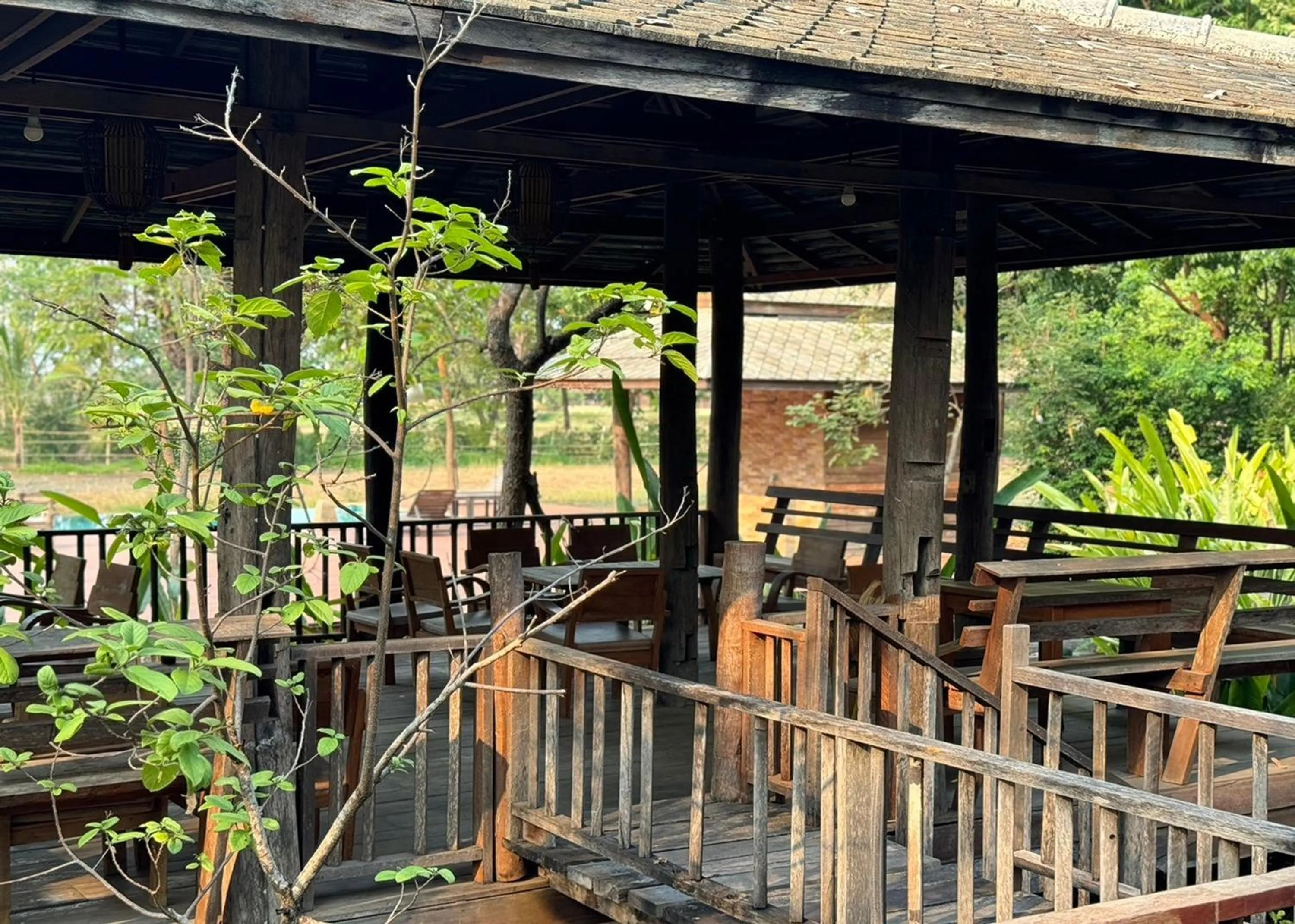 Patio in Karina Resort Chiang Mai