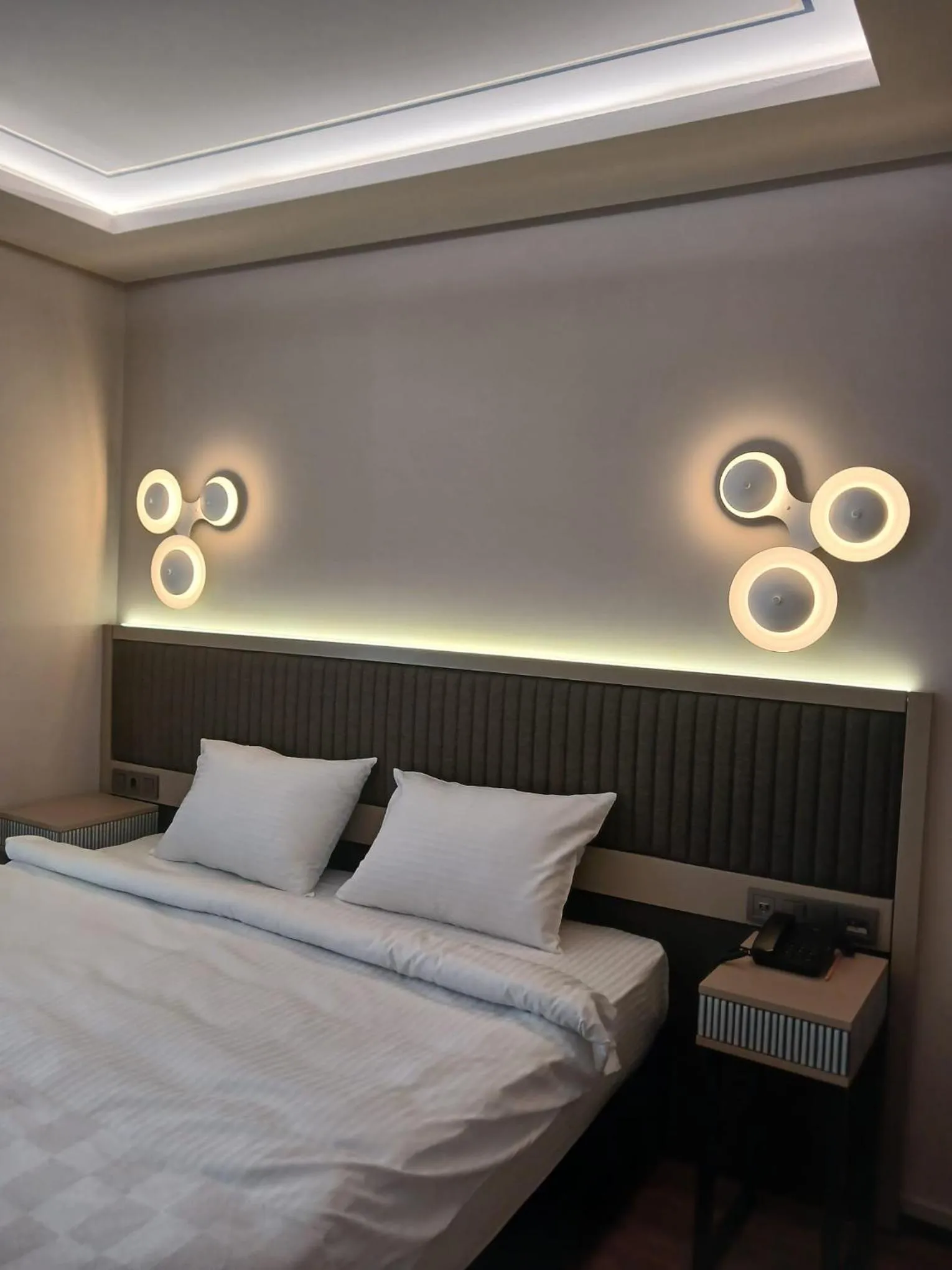 Bed in Theodosius Hotel