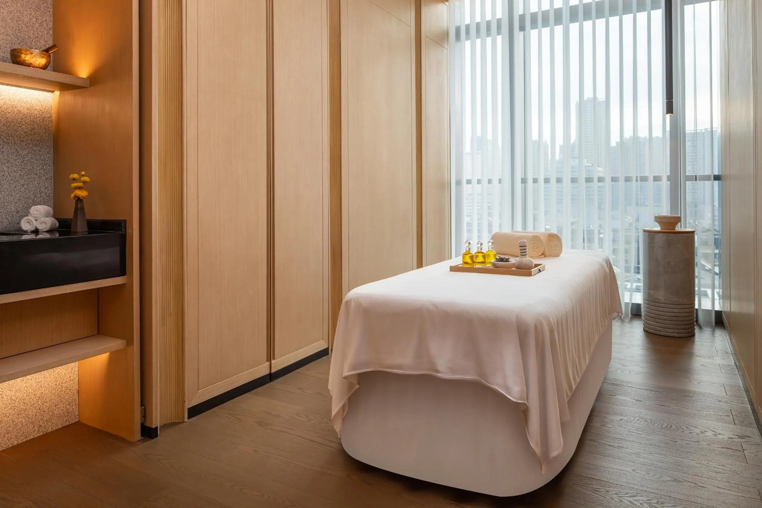 Spa and wellness centre/facilities, Bed in Grand Hyatt Kunming