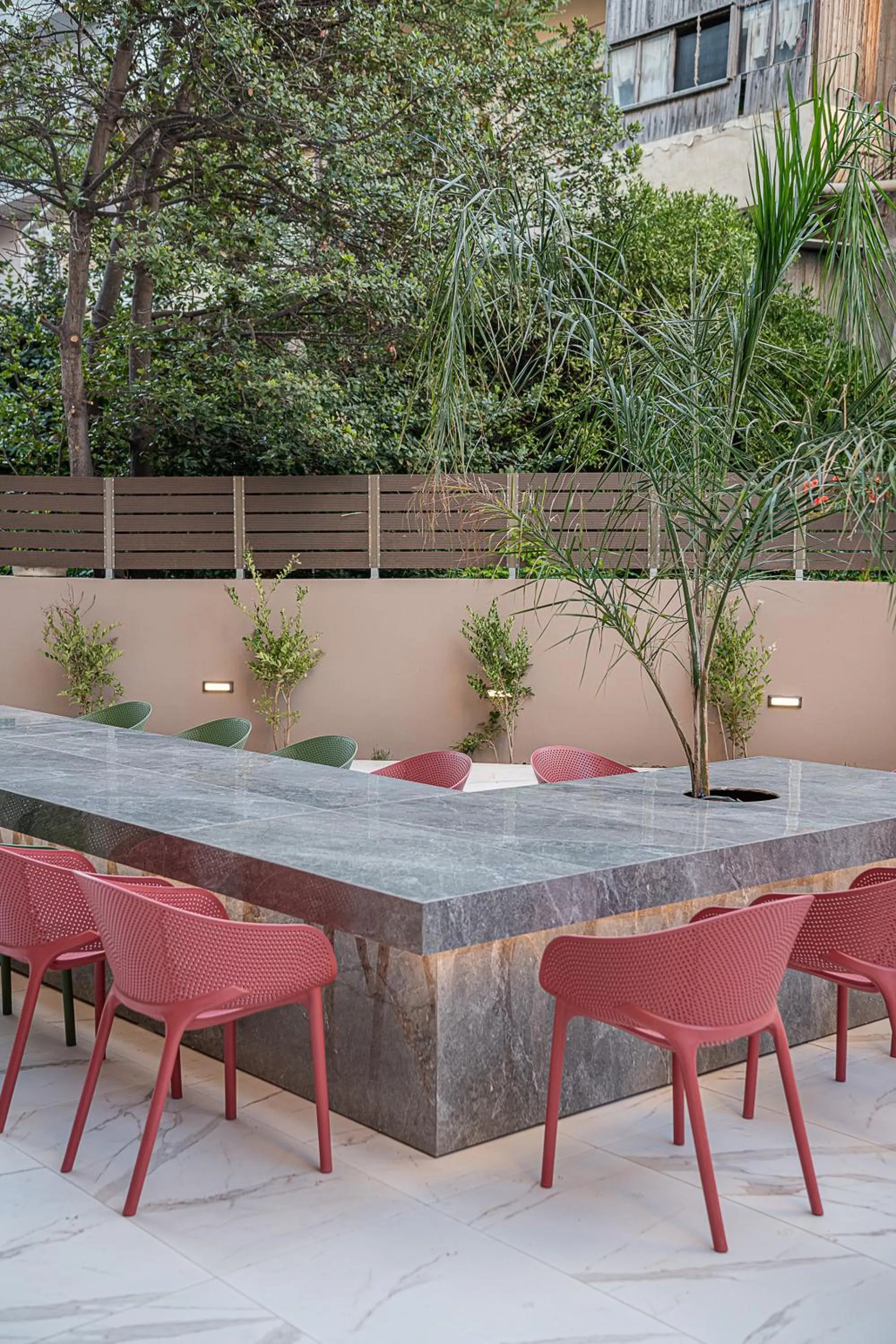 Patio in Miss Marrone City Hotel