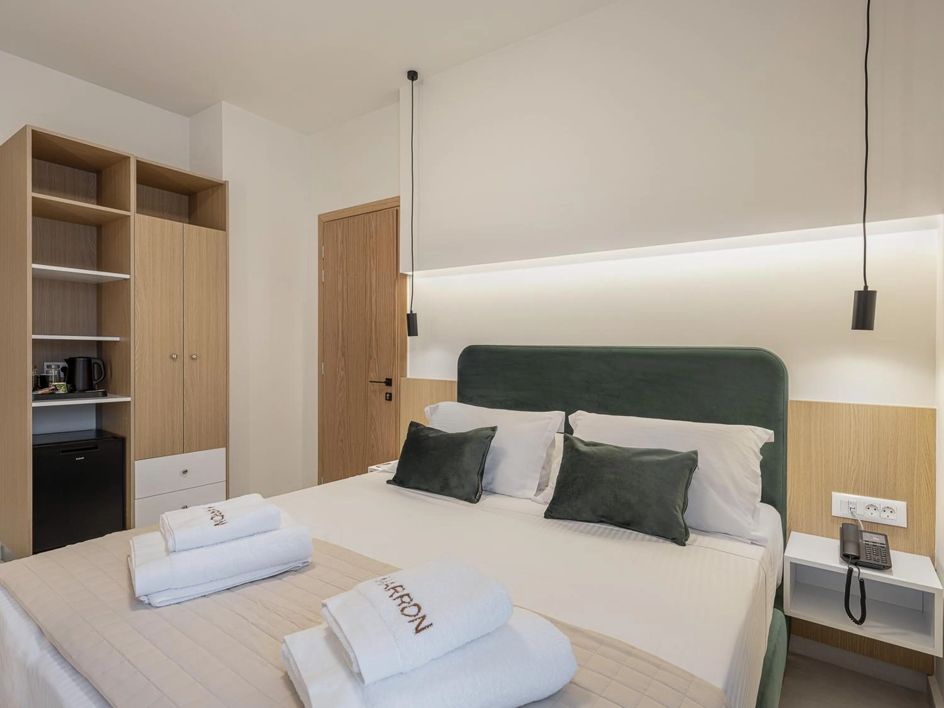 Bed in Miss Marrone City Hotel