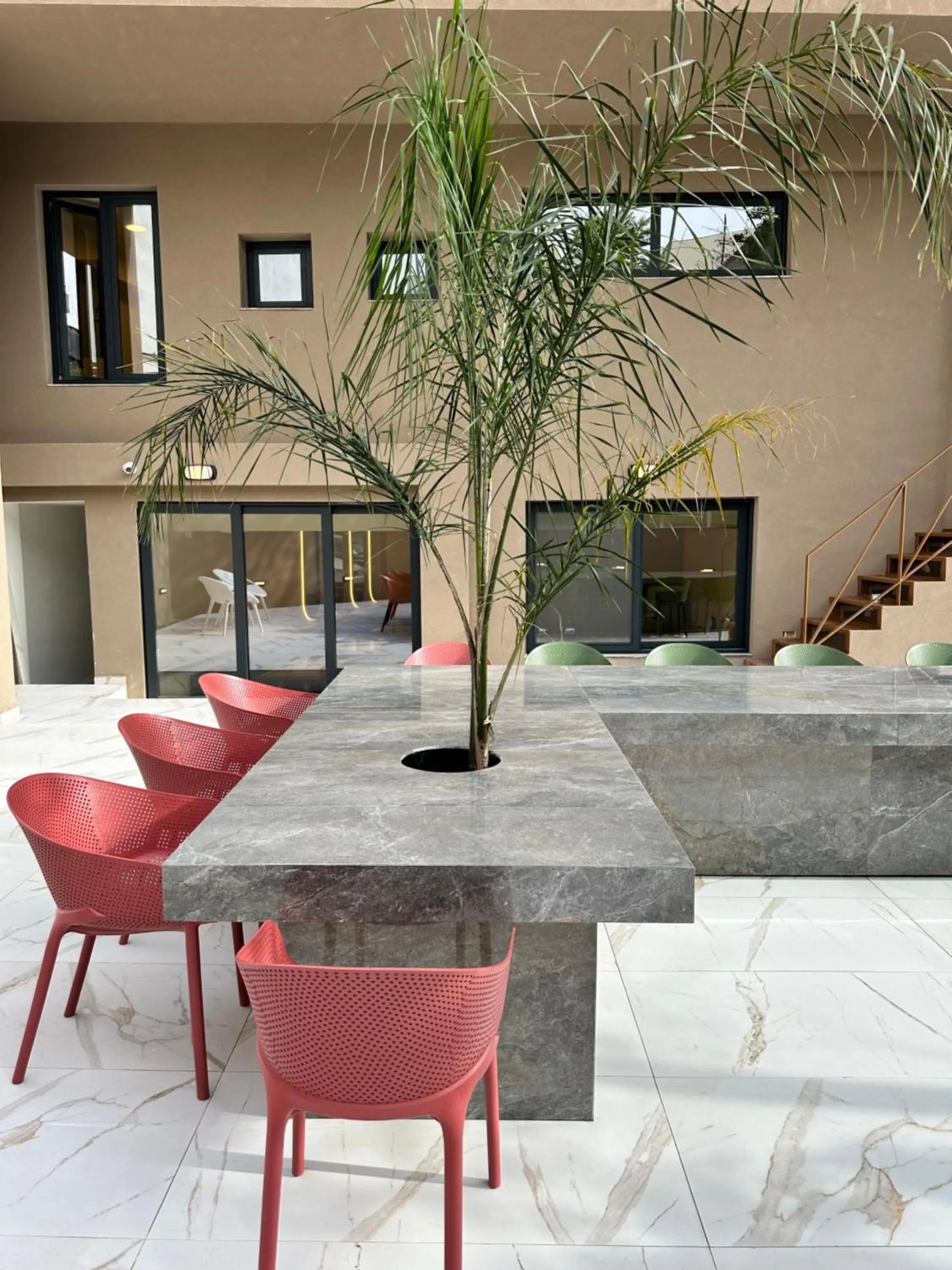 Patio in Miss Marrone City Hotel