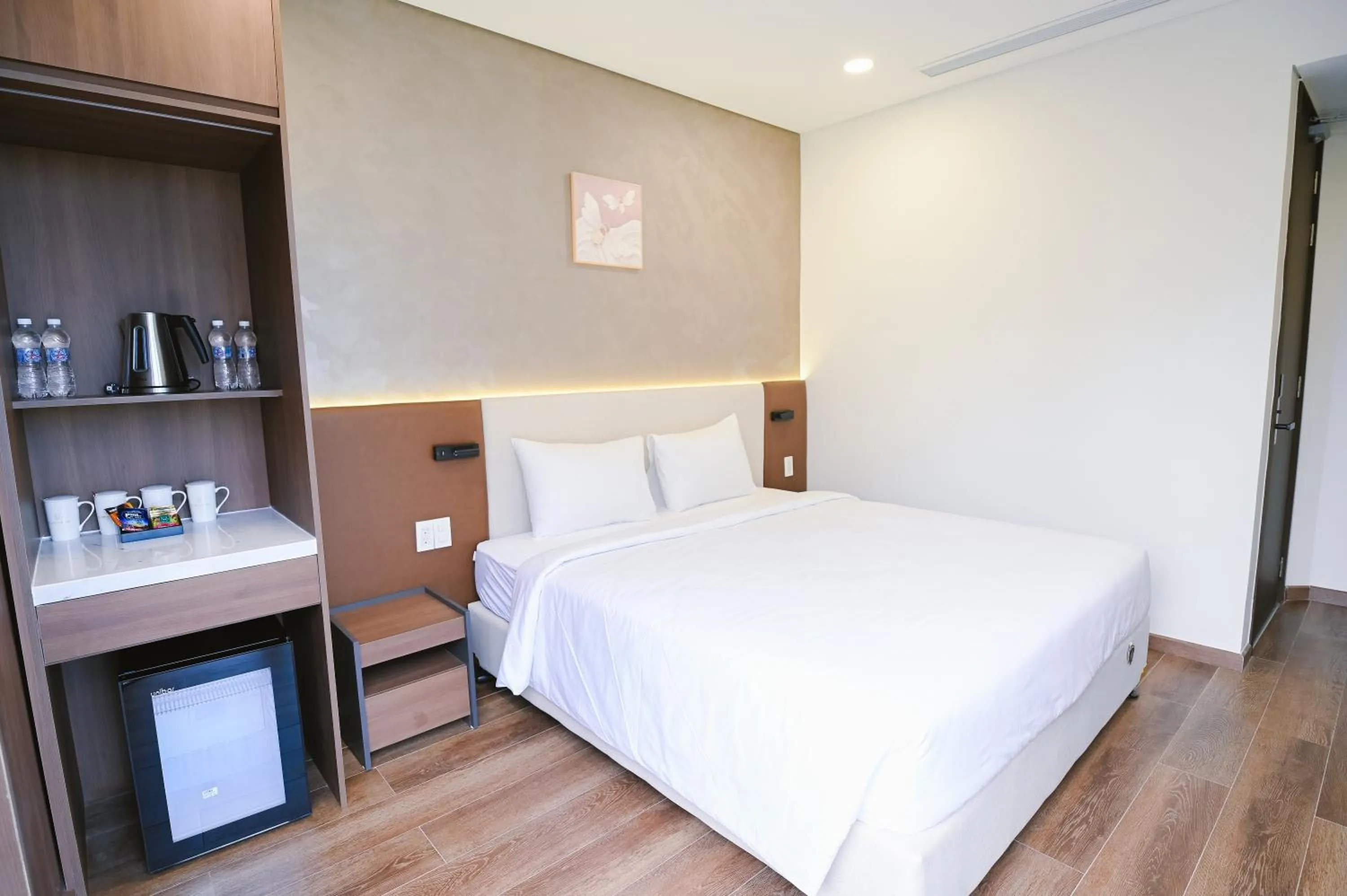 Bed in Glamour Boutique Hotel